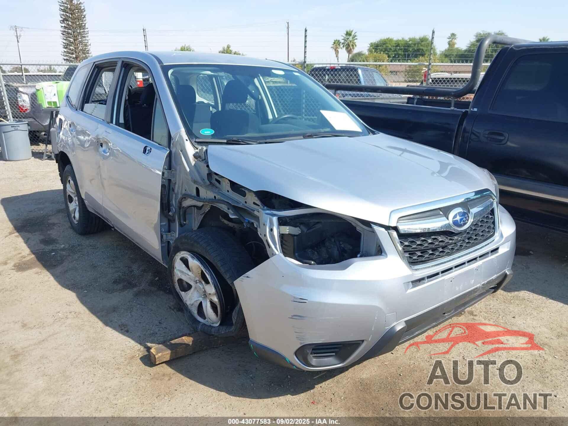 SUBARU FORESTER 2016 - JF2SJAAC0GG544845