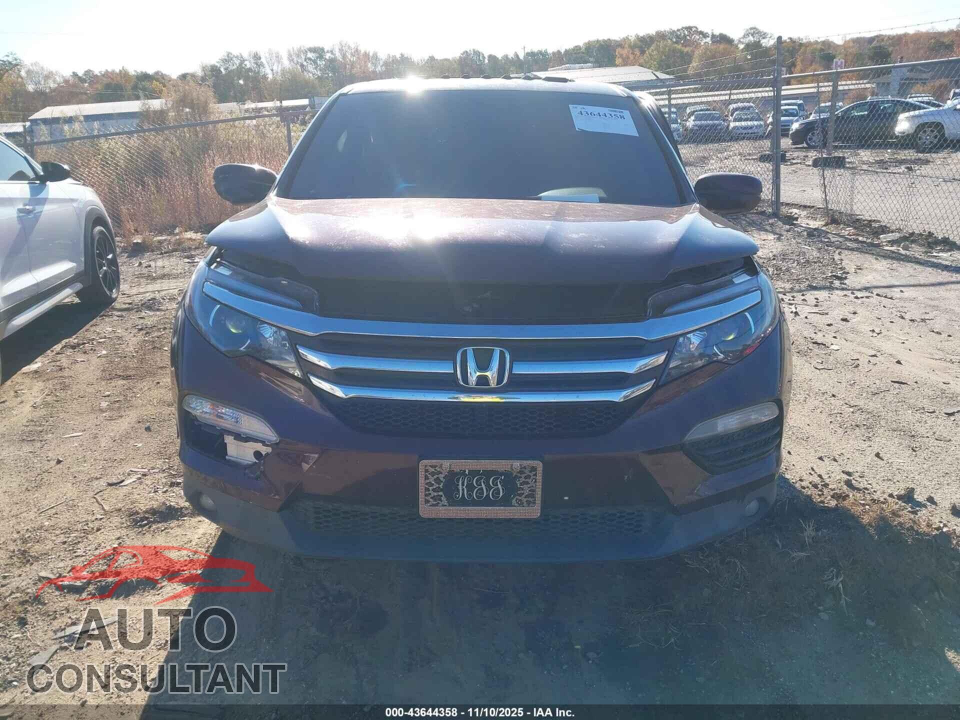 HONDA PILOT 2016 - 5FNYF5H54GB056288