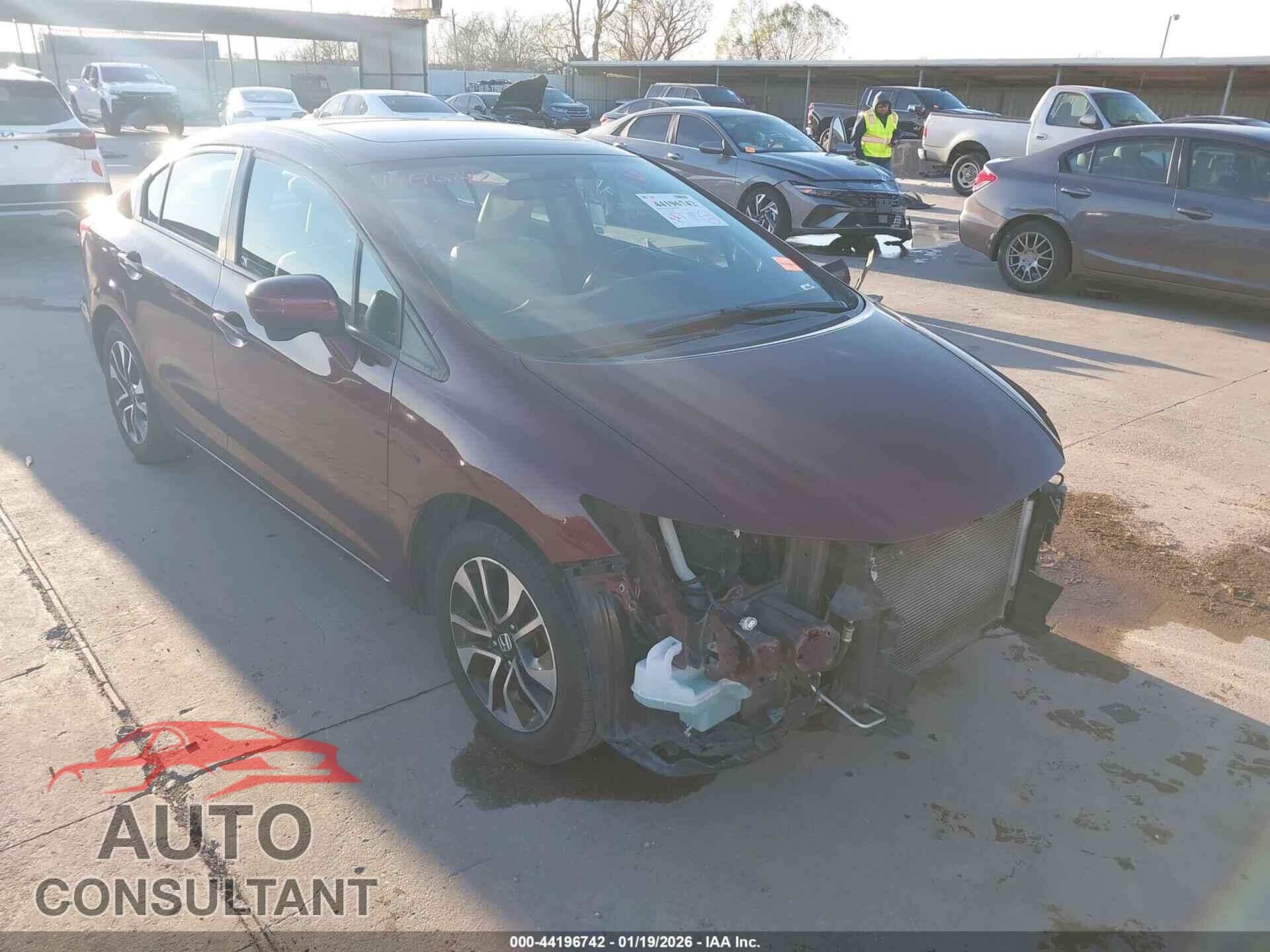 HONDA CIVIC 2014 - 19XFB2F80EE258241