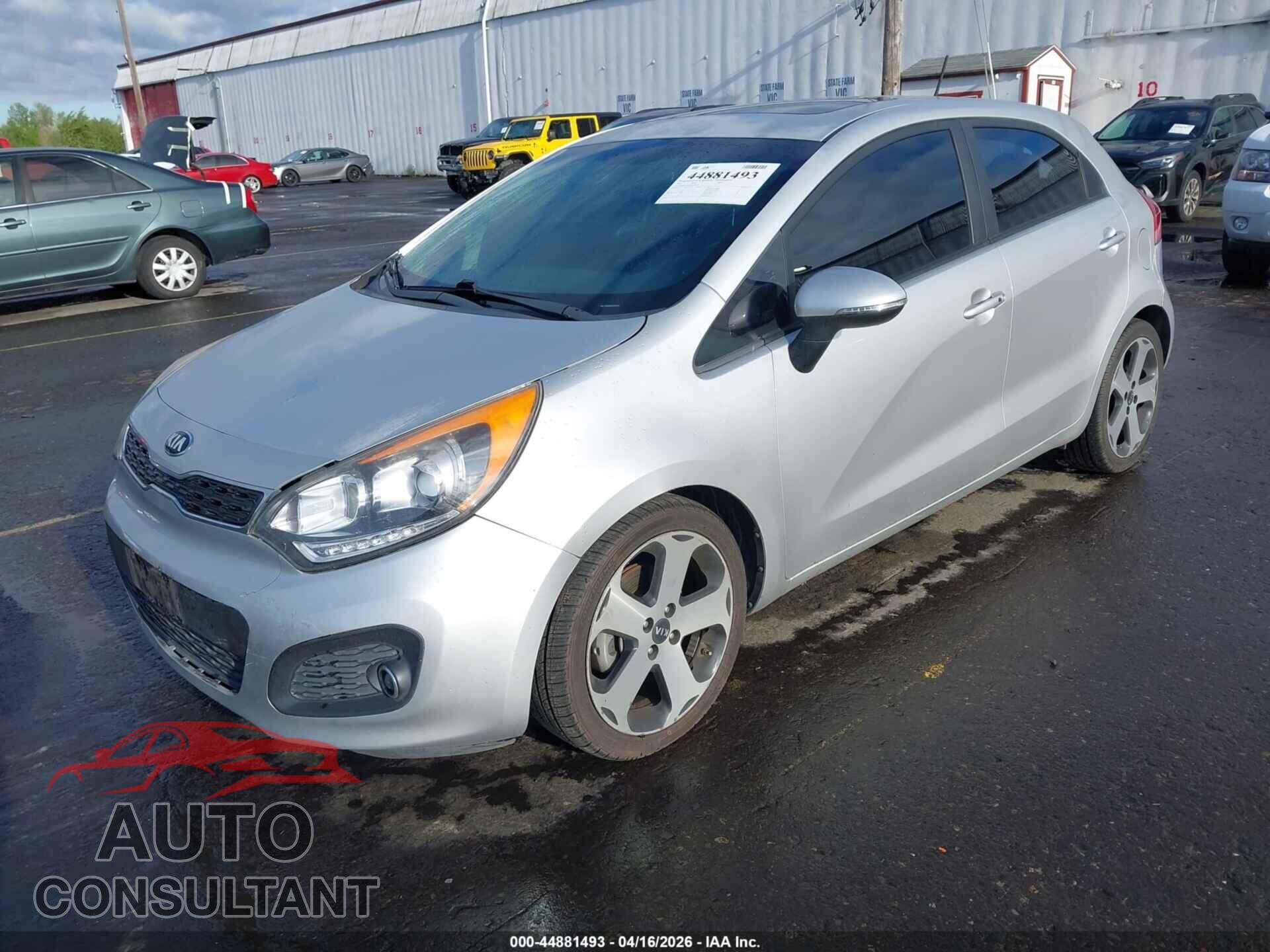 KIA RIO 2013 - KNADN5A37D6299799