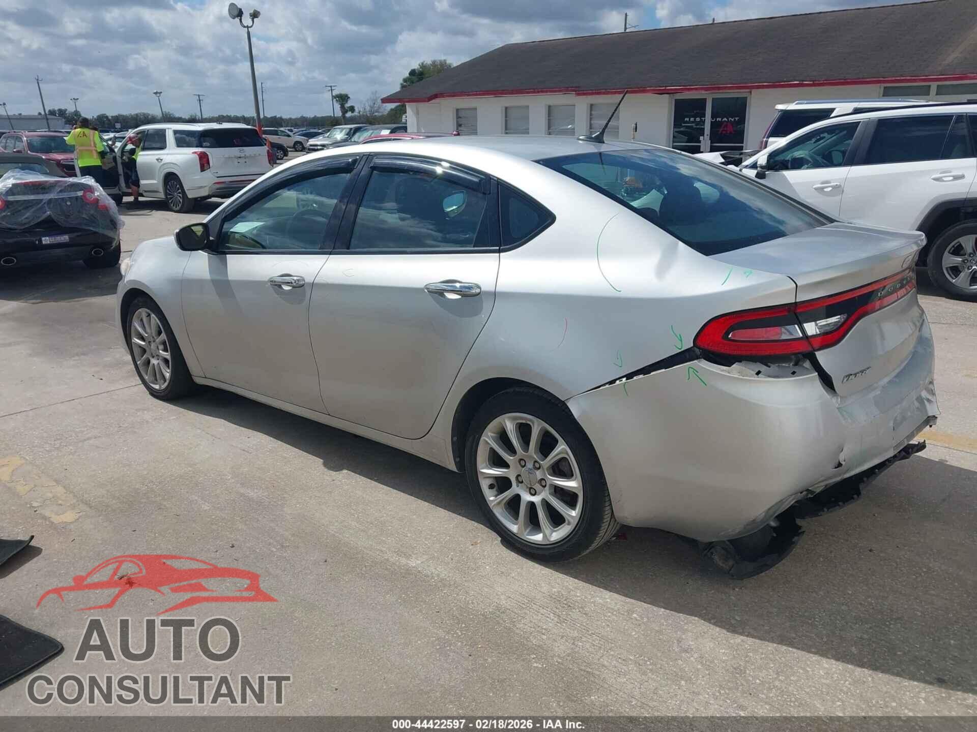 DODGE DART 2013 - 1C3CDFCA7DD268054