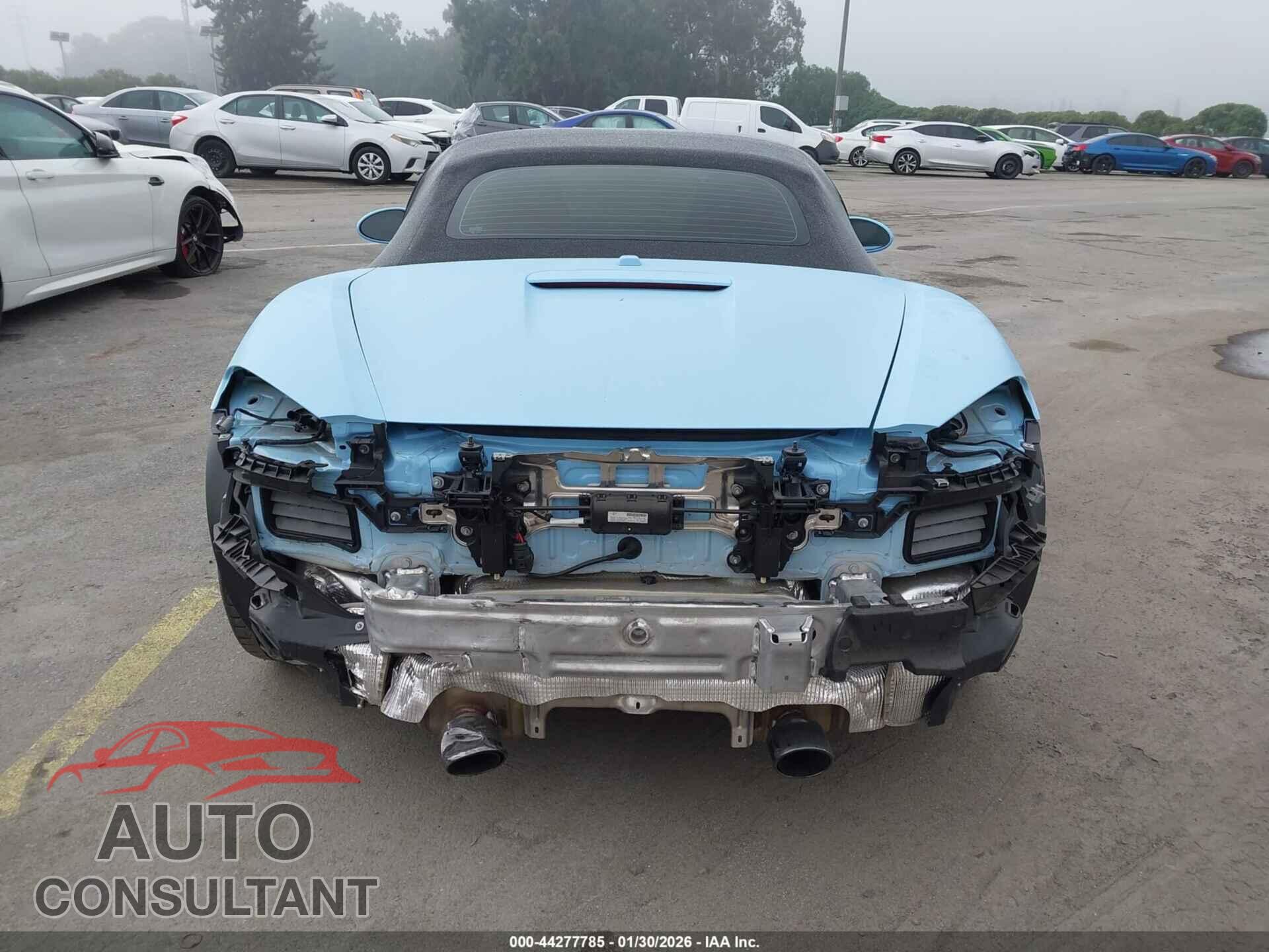 PORSCHE BOXSTER 2022 - WP0CD2A8XNS228813