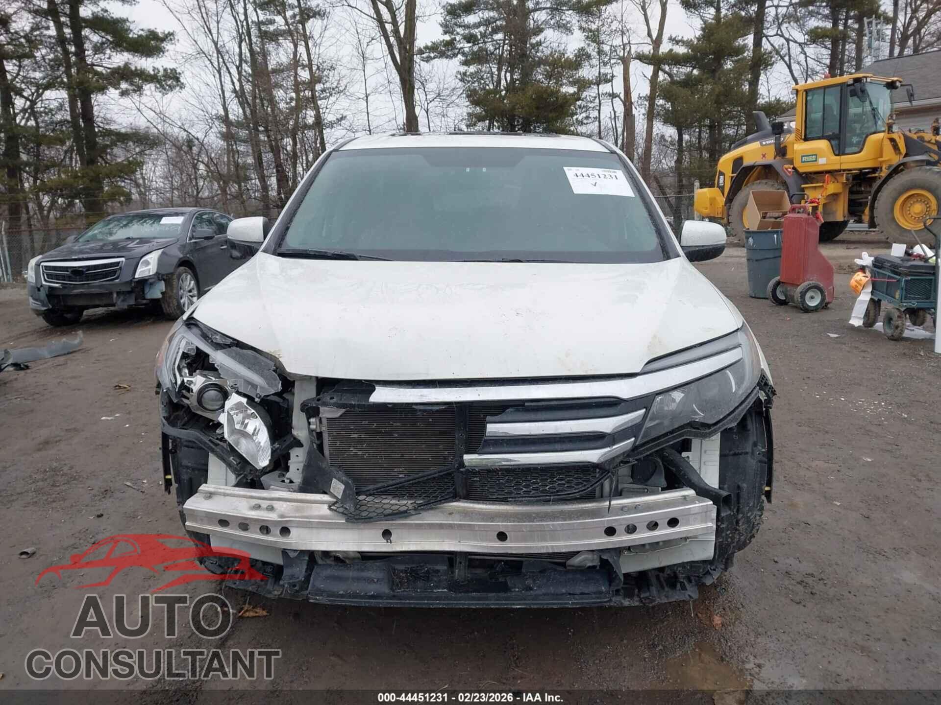 HONDA PILOT 2016 - 5FNYF5H59GB012626