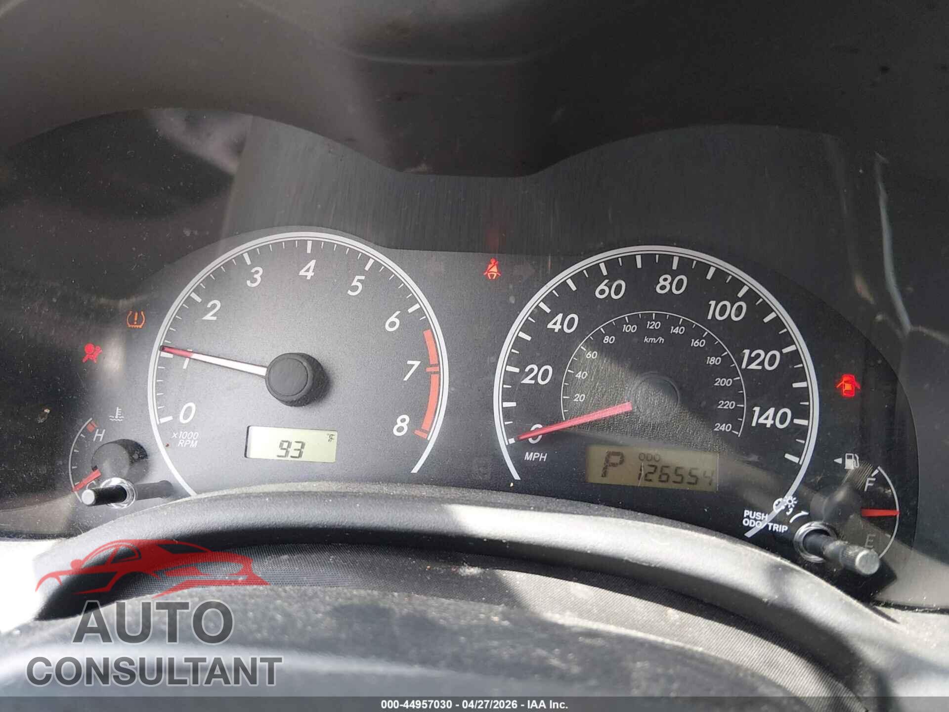 TOYOTA COROLLA 2013 - 5YFBU4EEXDP089709