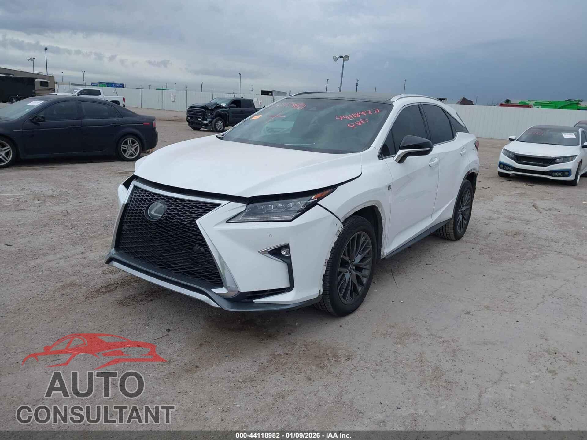 LEXUS RX 350 2017 - 2T2ZZMCA0HC058793