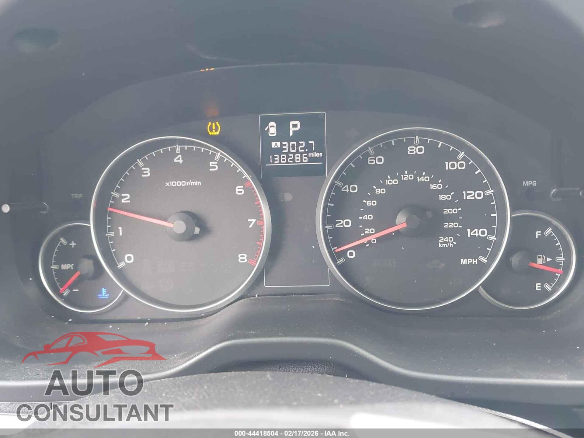 SUBARU OUTBACK 2013 - 4S4BRCCC8D3229998