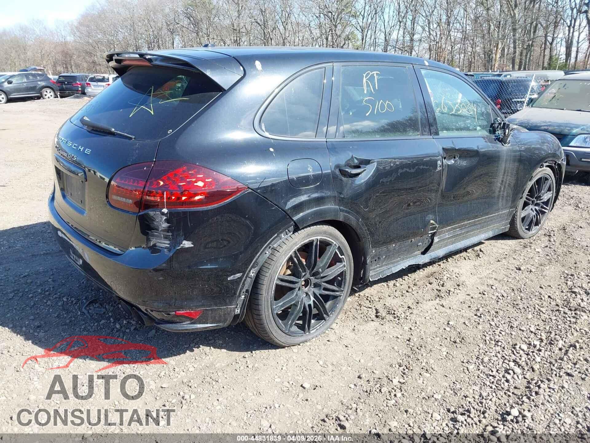 PORSCHE CAYENNE 2013 - WP1AD2A23DLA78442