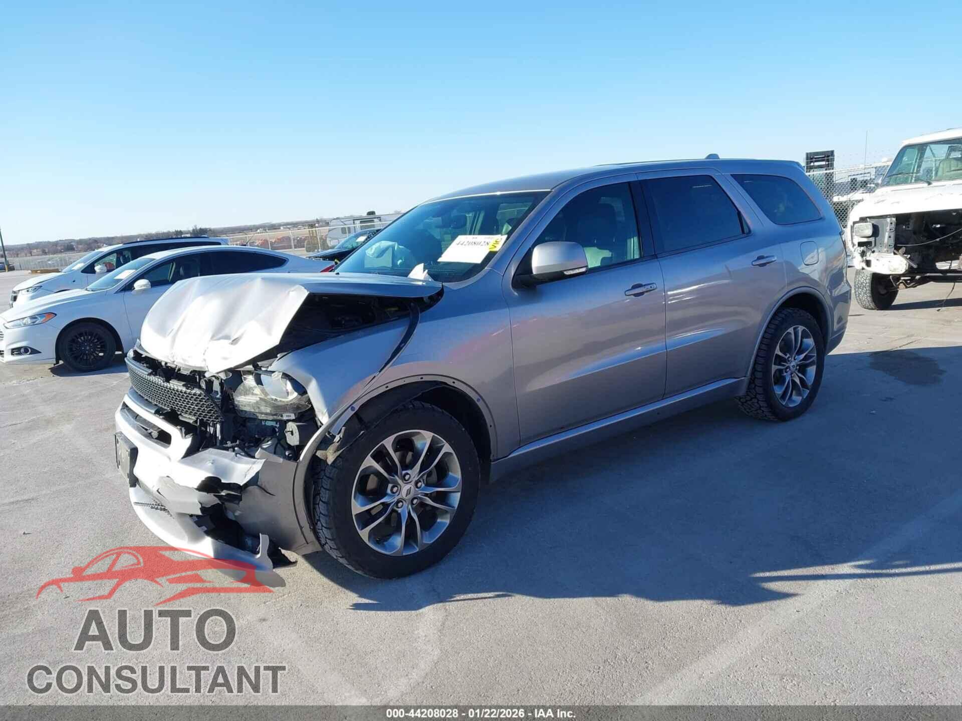 DODGE DURANGO 2019 - 1C4RDHDG9KC650433