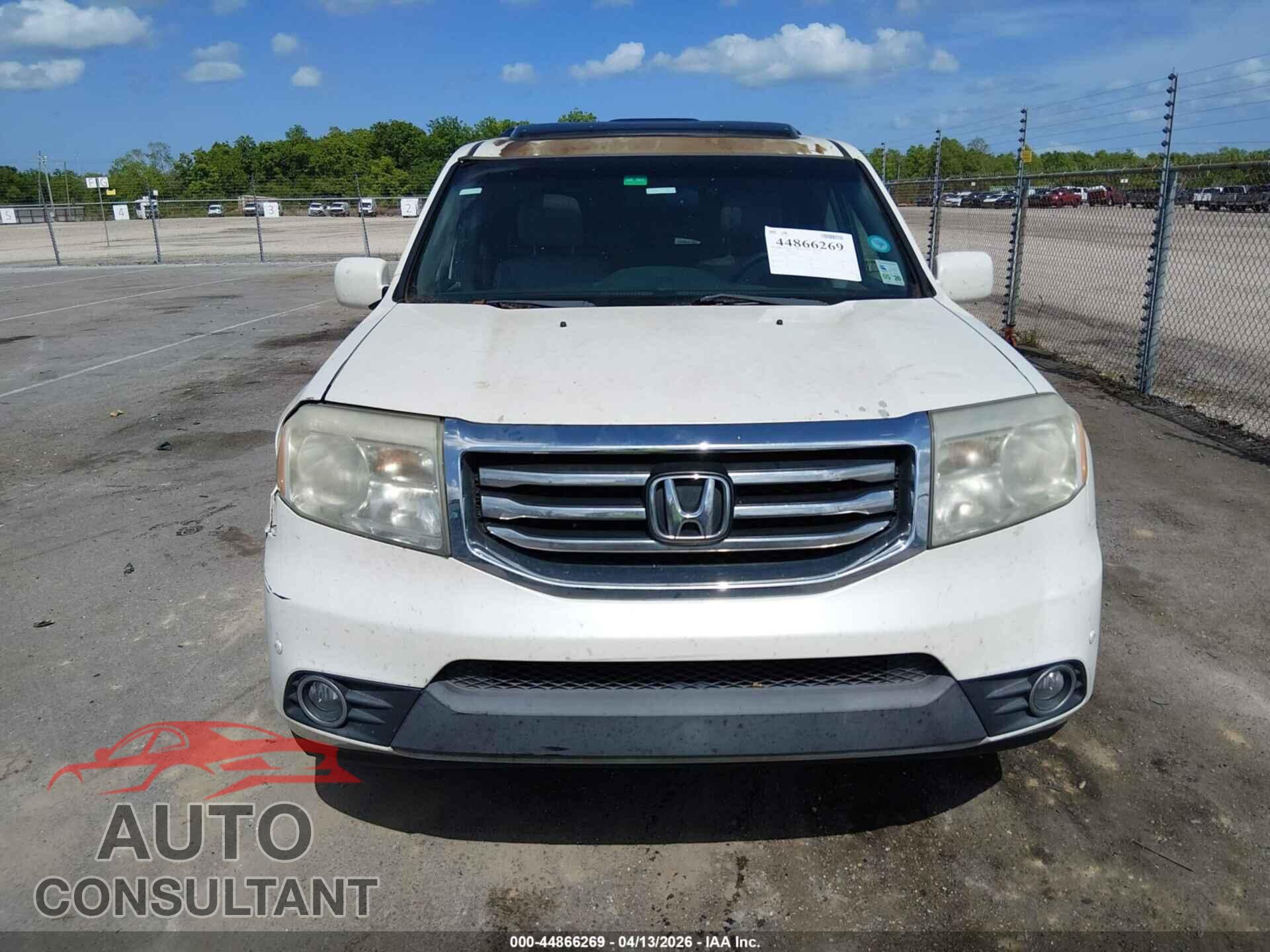HONDA PILOT 2014 - 5FNYF4H91EB009228