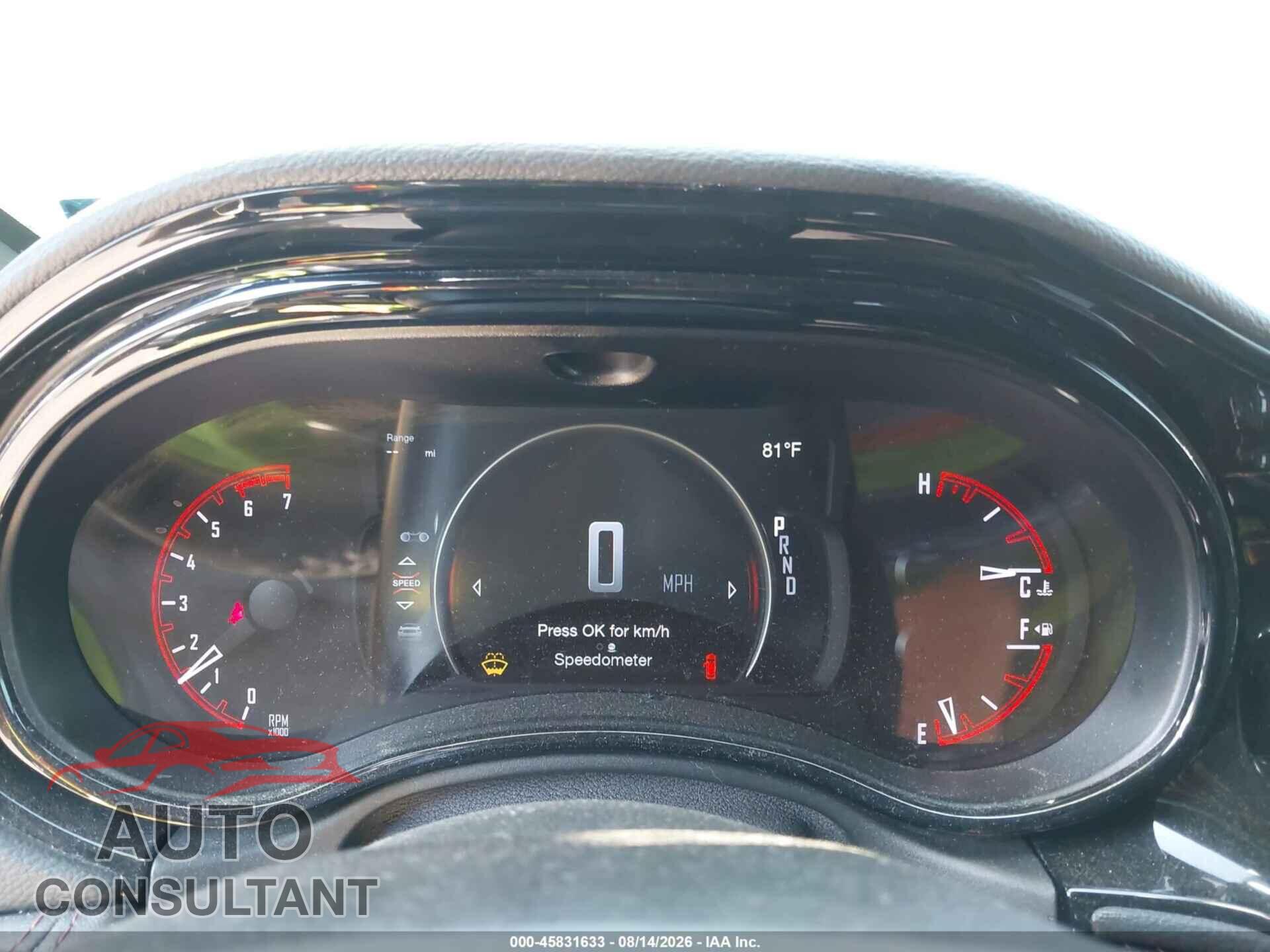 DODGE DURANGO 2021 - 1C4SDJCT2MC723345