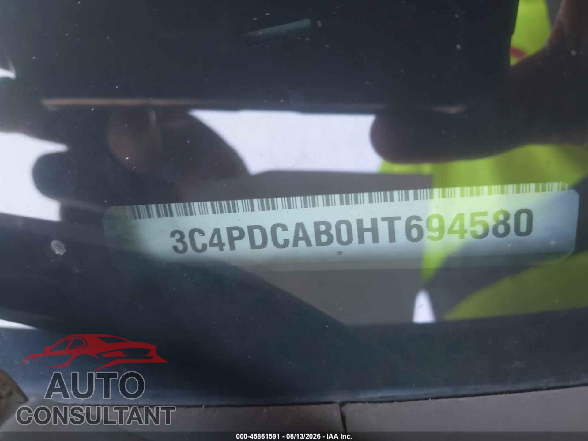 DODGE JOURNEY 2017 - 3C4PDCAB0HT694580