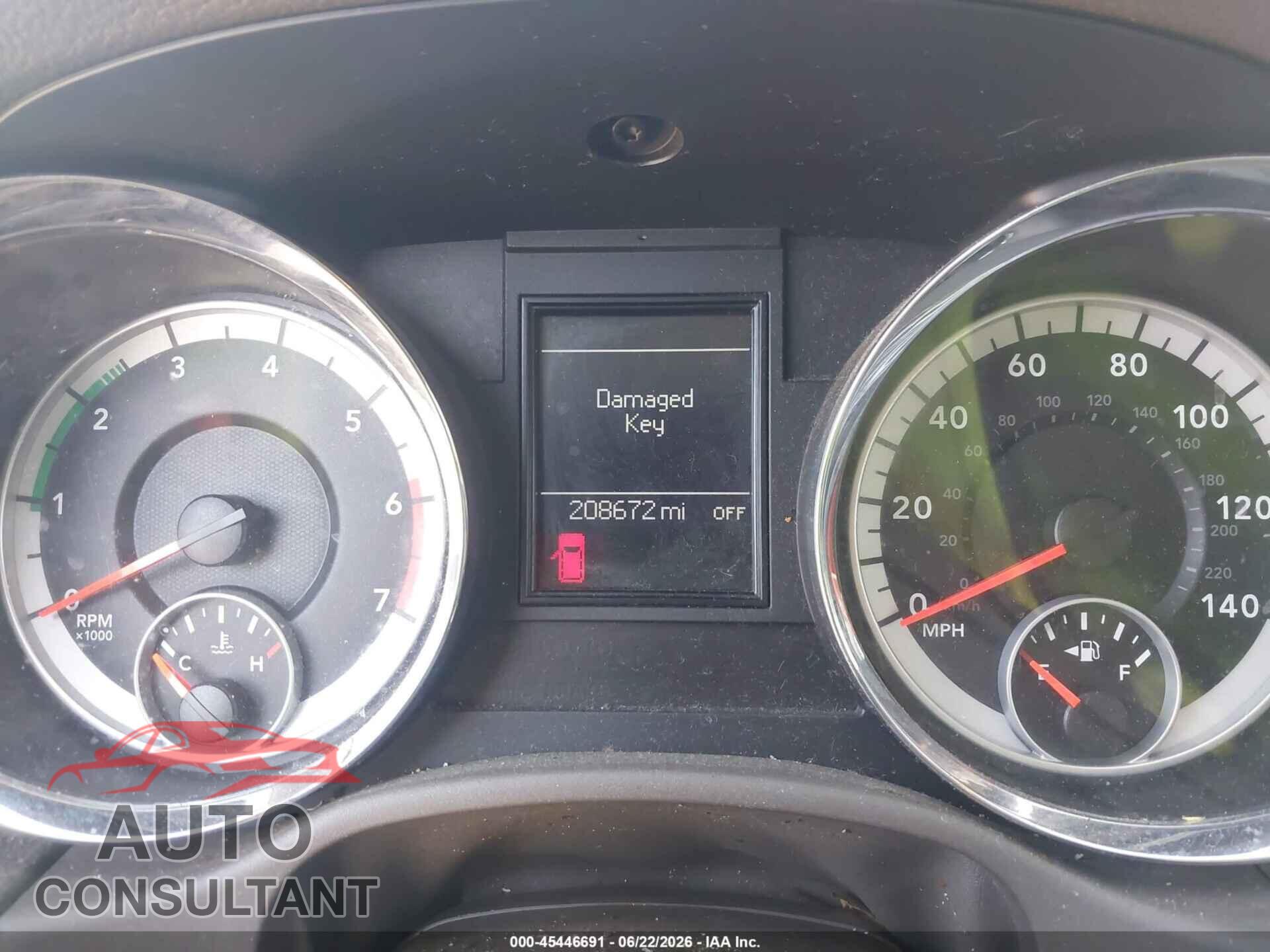 DODGE DURANGO 2011 - 1D4SD4GT7BC592229