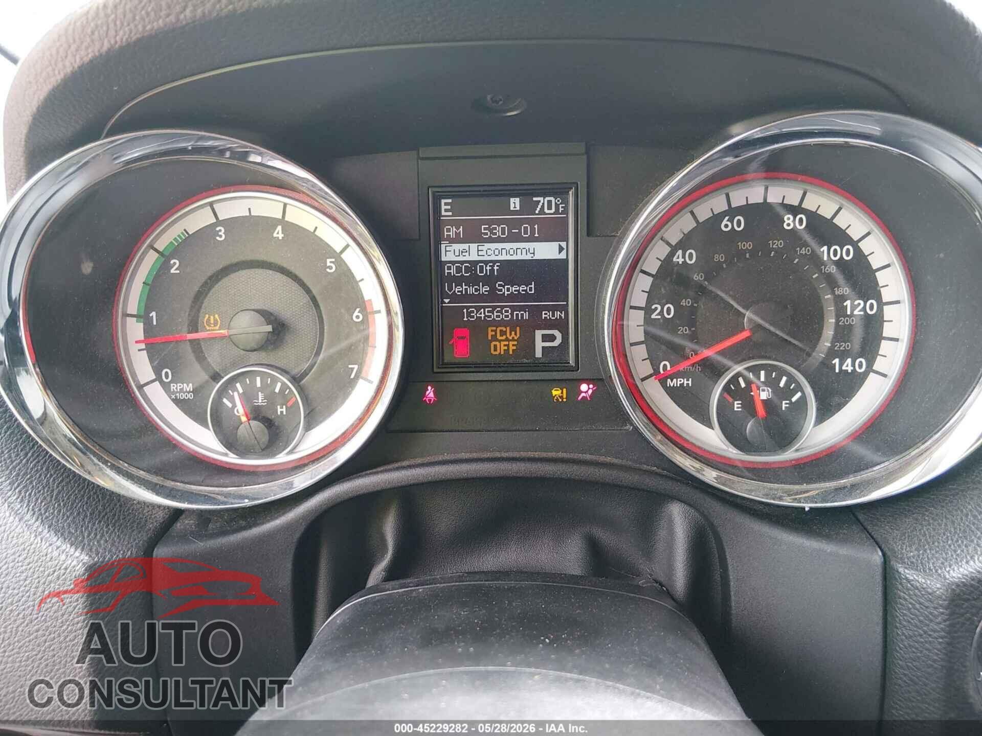 DODGE DURANGO 2011 - 1D4SE5GT0BC693485