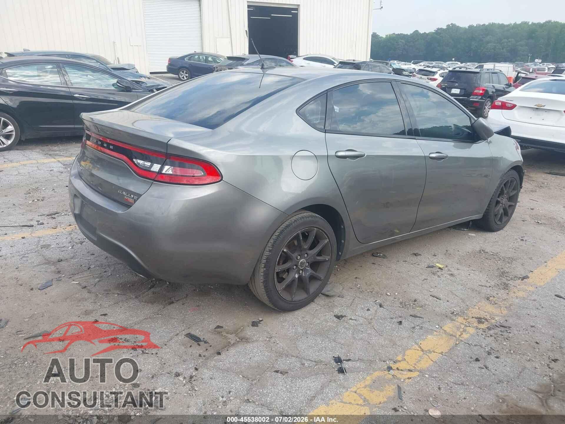 DODGE DART 2013 - 1C3CDFBA2DD122954