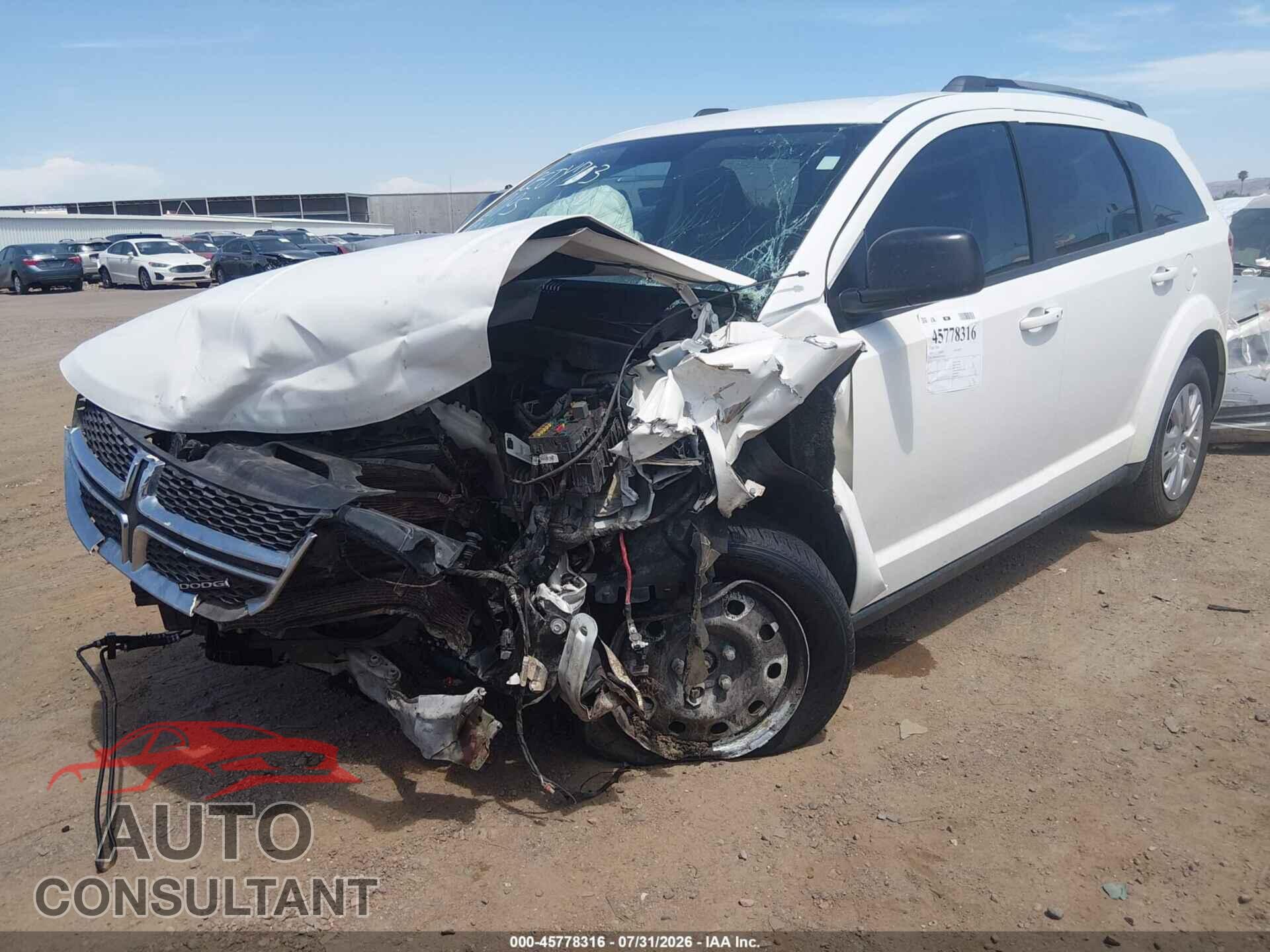 DODGE JOURNEY 2017 - 3C4PDCAB3HT706740