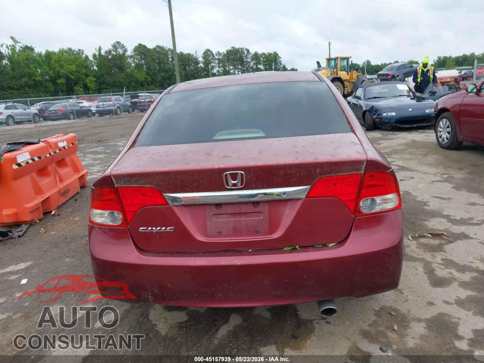 HONDA CIVIC 2010 - 19XFA1F5XAE078603