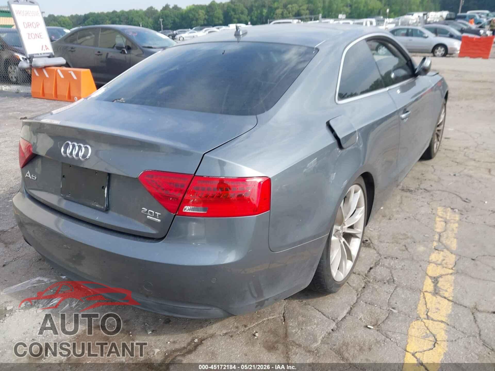 AUDI A5 2013 - WAULFAFR8DA002311