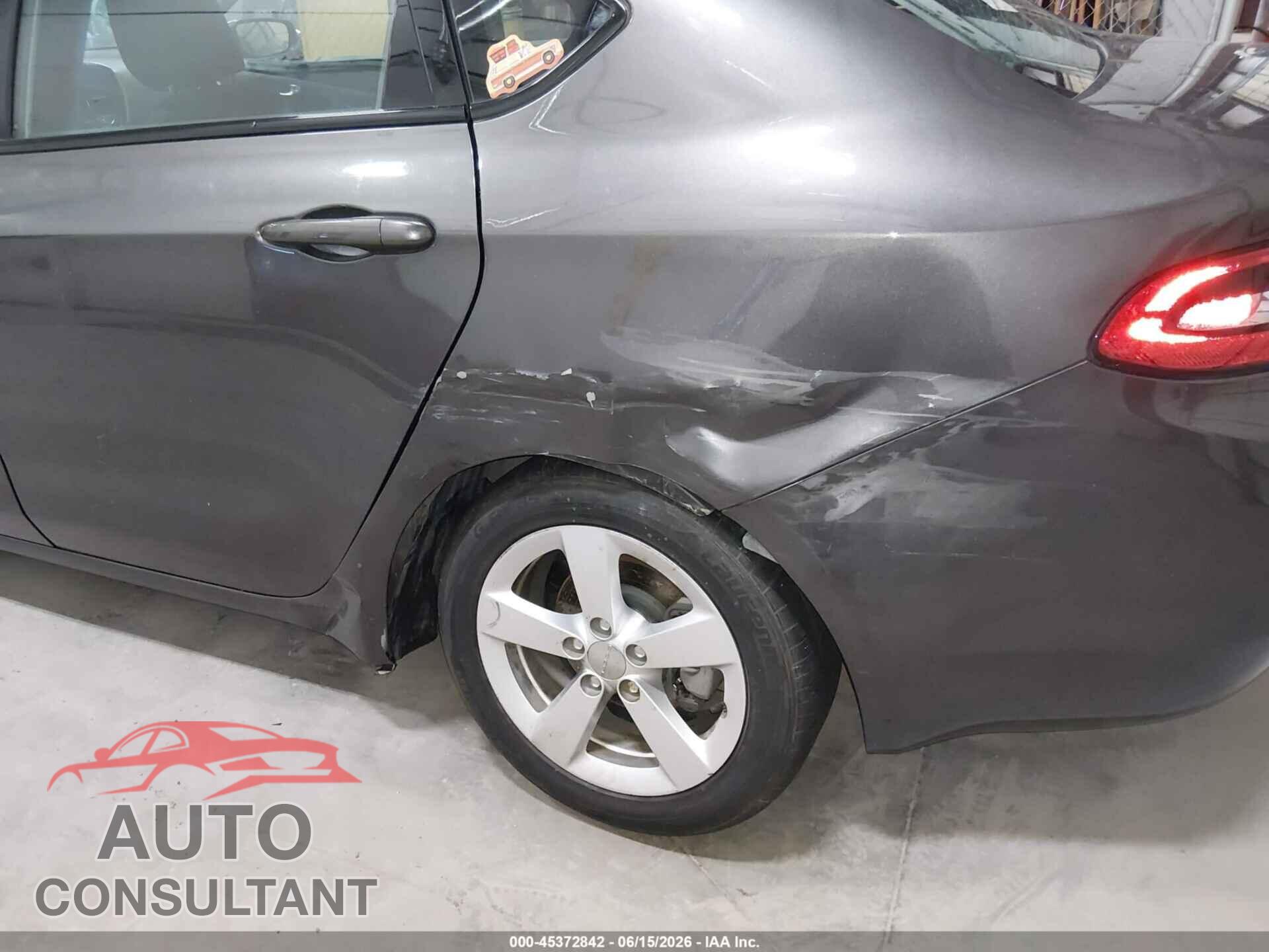 DODGE DART 2016 - 1C3CDFBB8GD529125