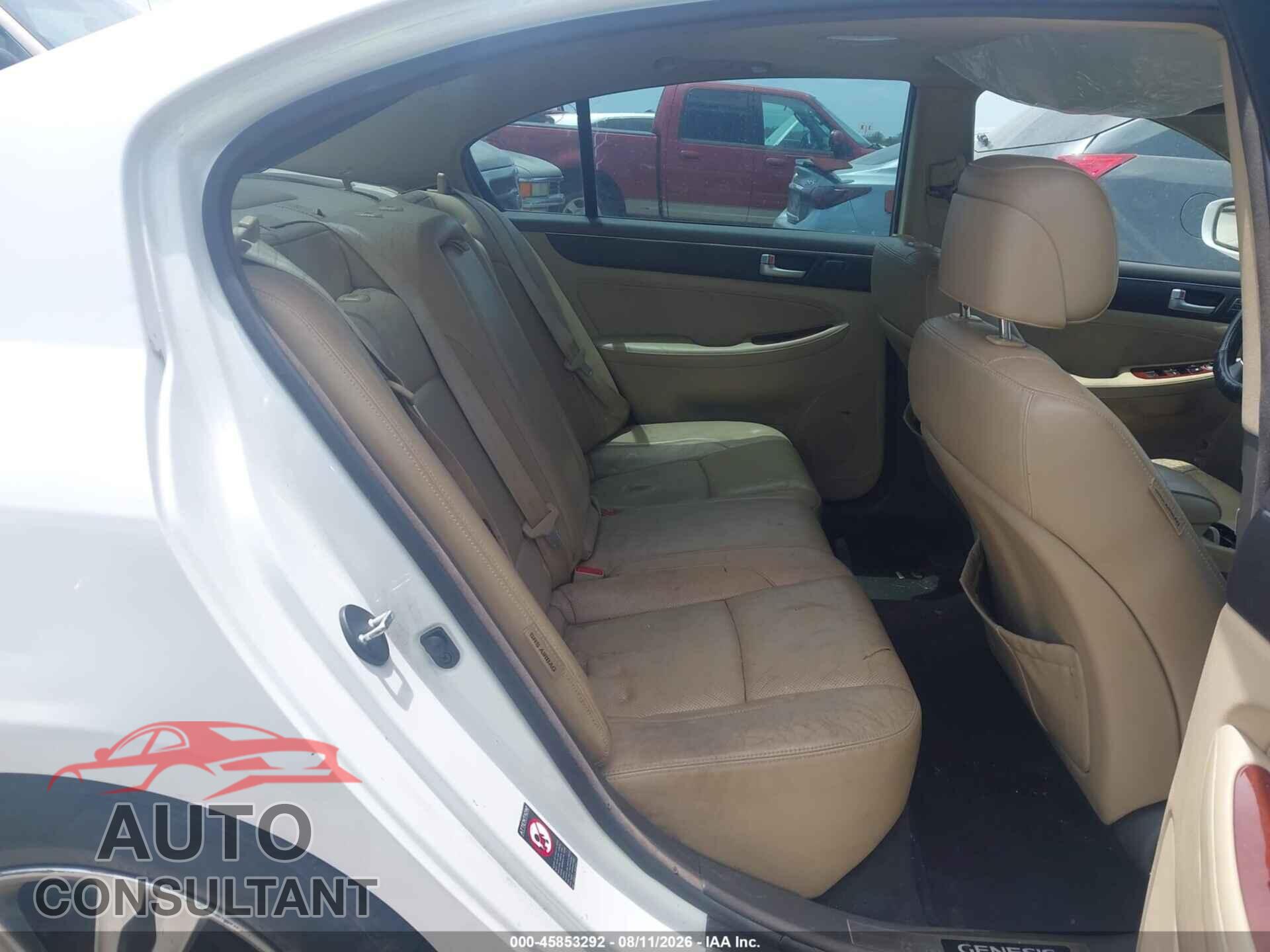 HYUNDAI GENESIS 2012 - KMHGC4DF7CU194546