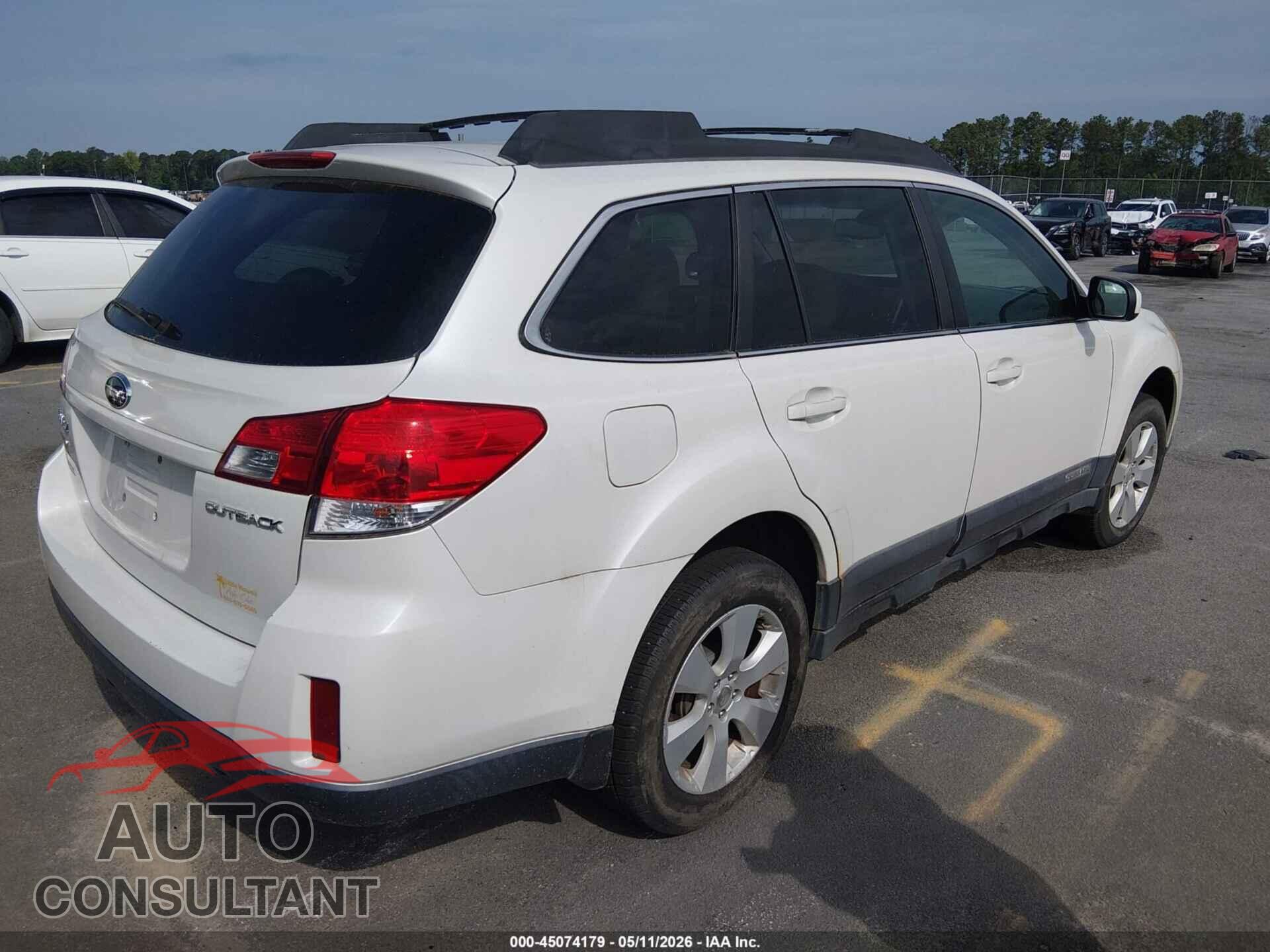SUBARU OUTBACK 2010 - 4S4BRCCC8A3343592