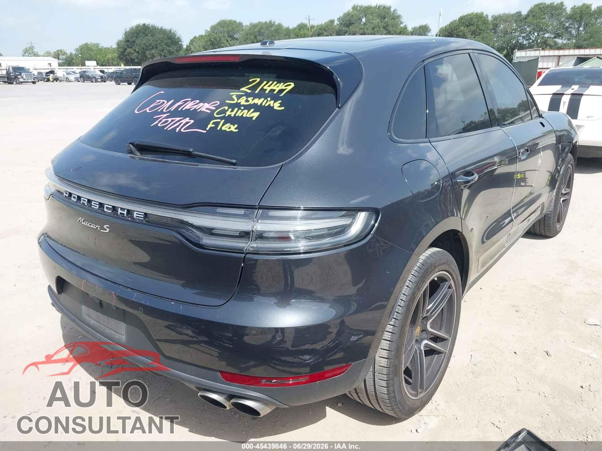 PORSCHE MACAN 2021 - WP1AB2A51MLB34104