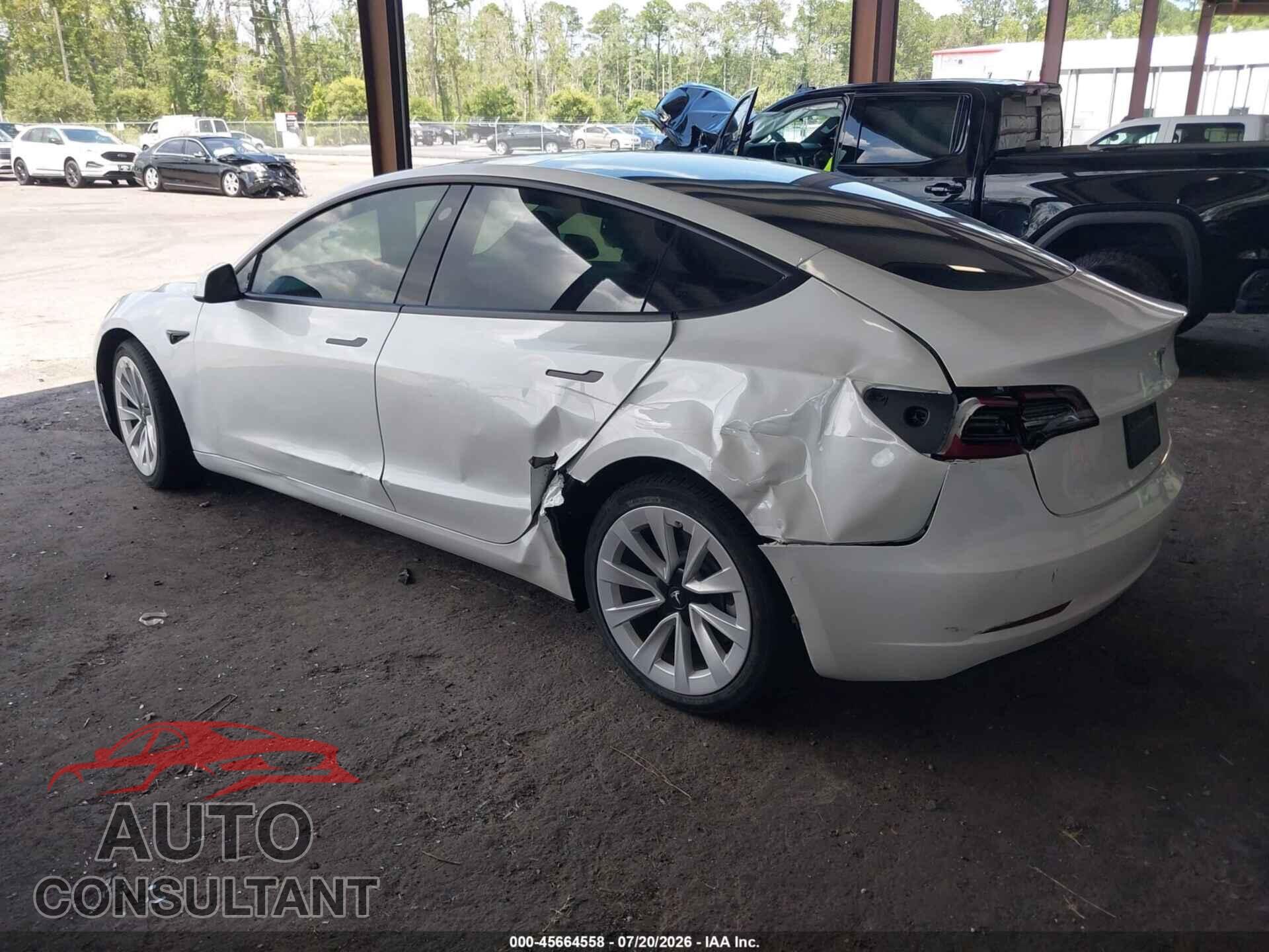 TESLA MODEL 3 2021 - 5YJ3E1EA8MF856708