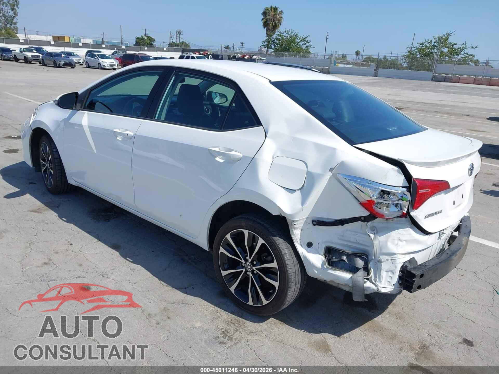 TOYOTA COROLLA 2017 - 2T1BURHE7HC856138