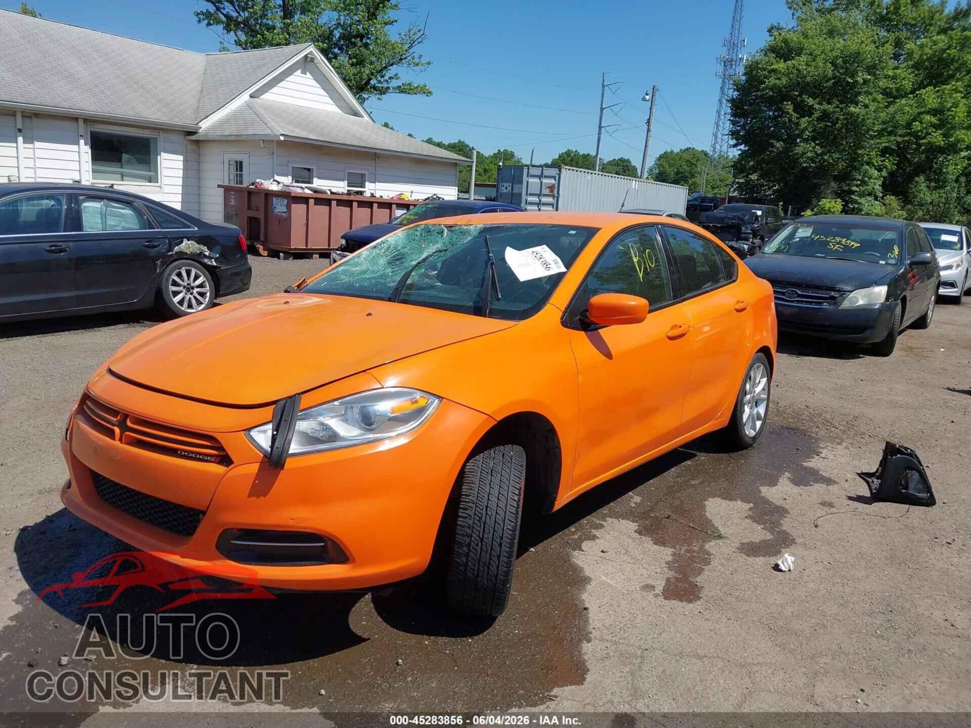 DODGE DART 2013 - 1C3CDFBA0DD171649