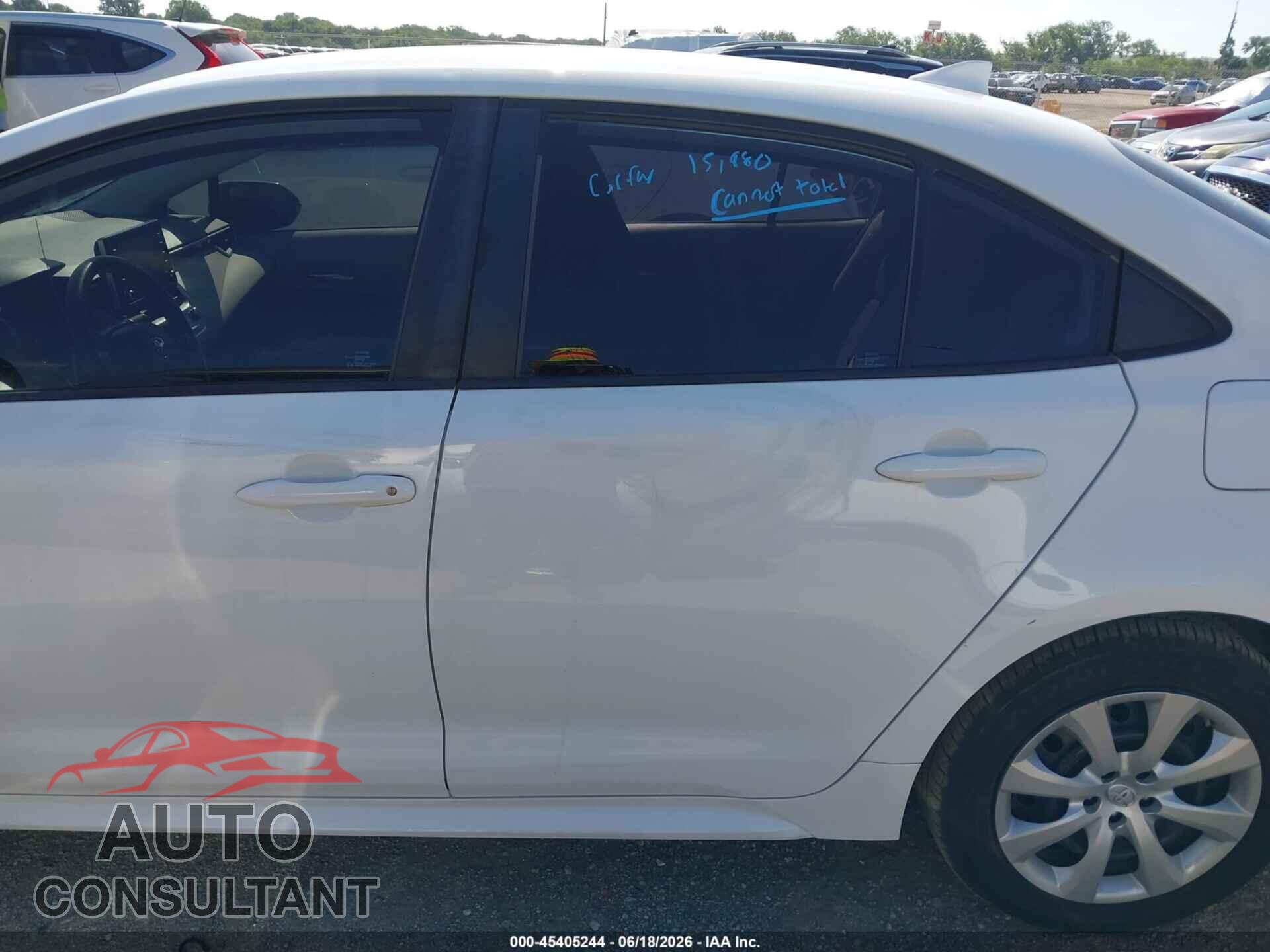 TOYOTA COROLLA 2020 - 5YFEPRAEXLP068705