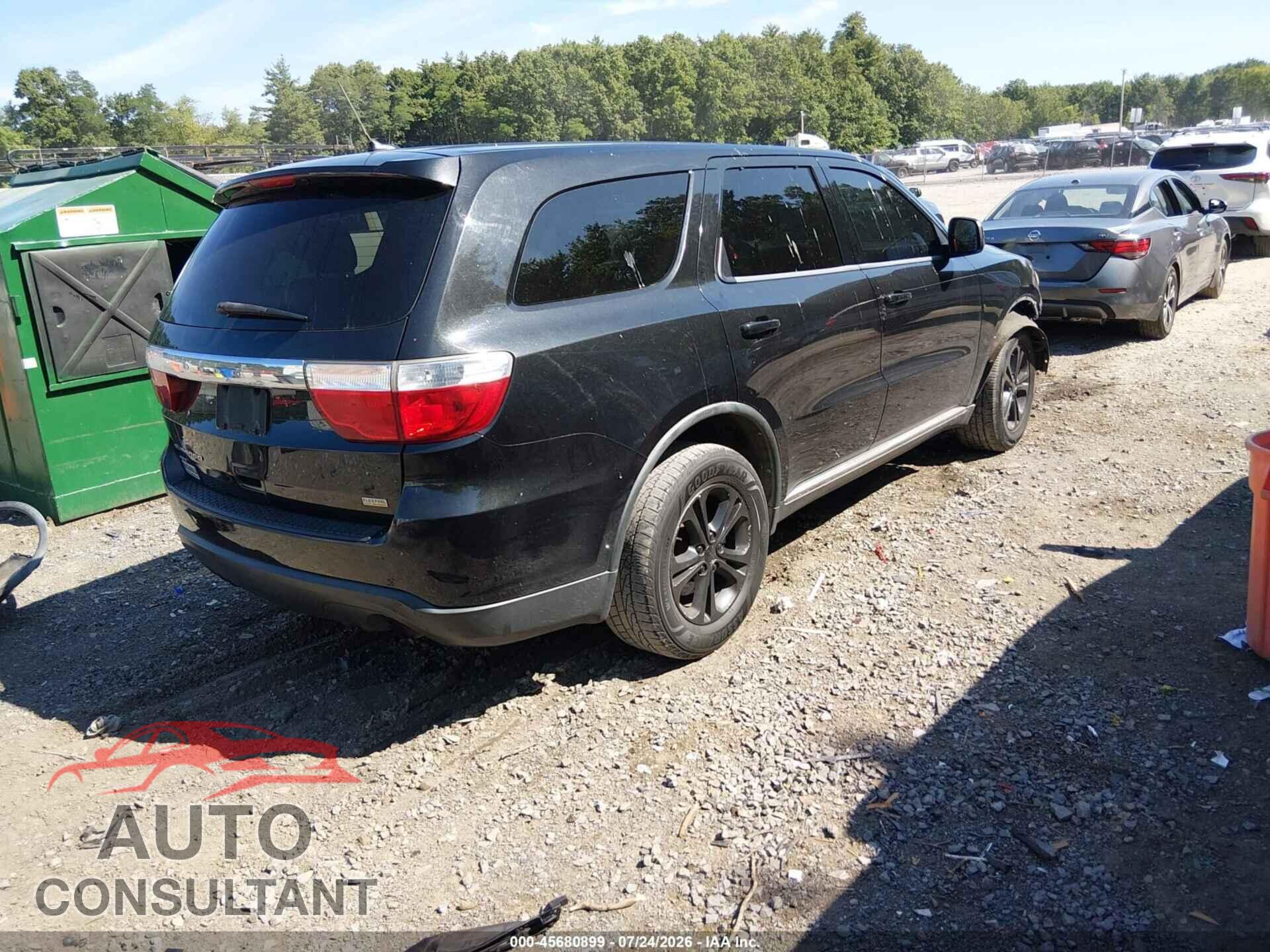 DODGE DURANGO 2011 - 1D4RE2GG8BC684792