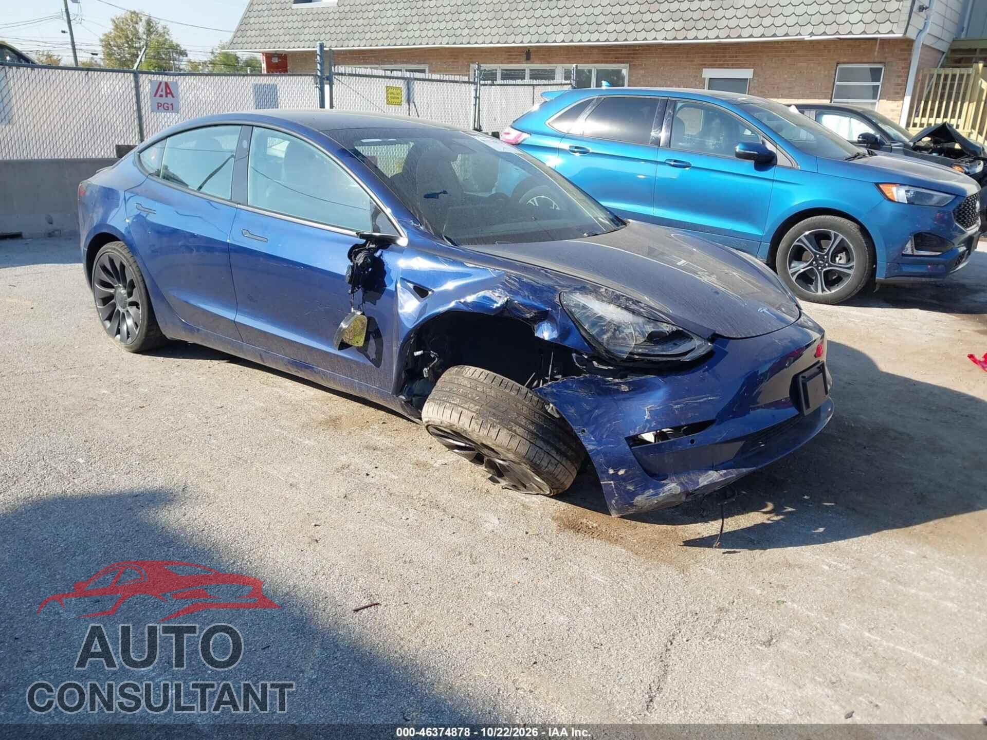 TESLA MODEL 3 2021 - 5YJ3E1EC5MF991260