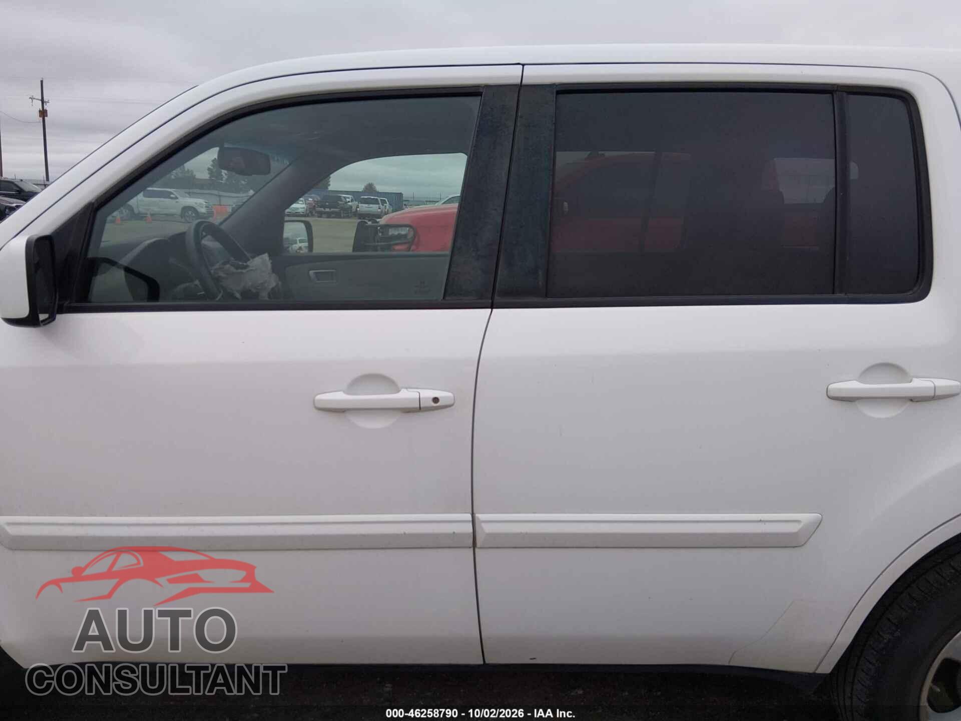 HONDA PILOT 2013 - 5FNYF4H55DB016260