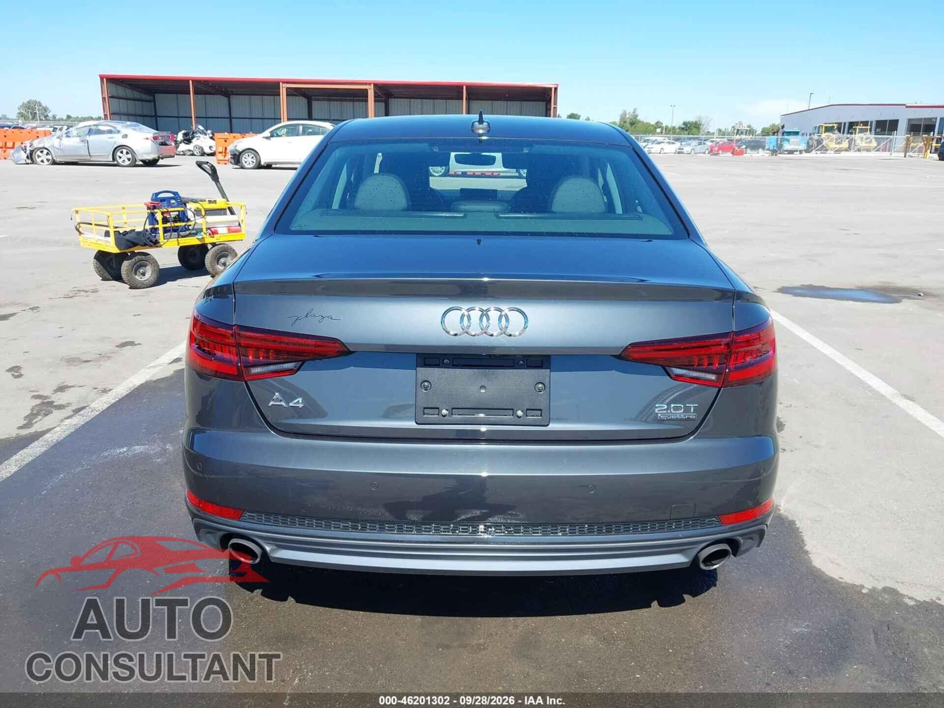 AUDI A4 2018 - WAUFNAF48JN013169
