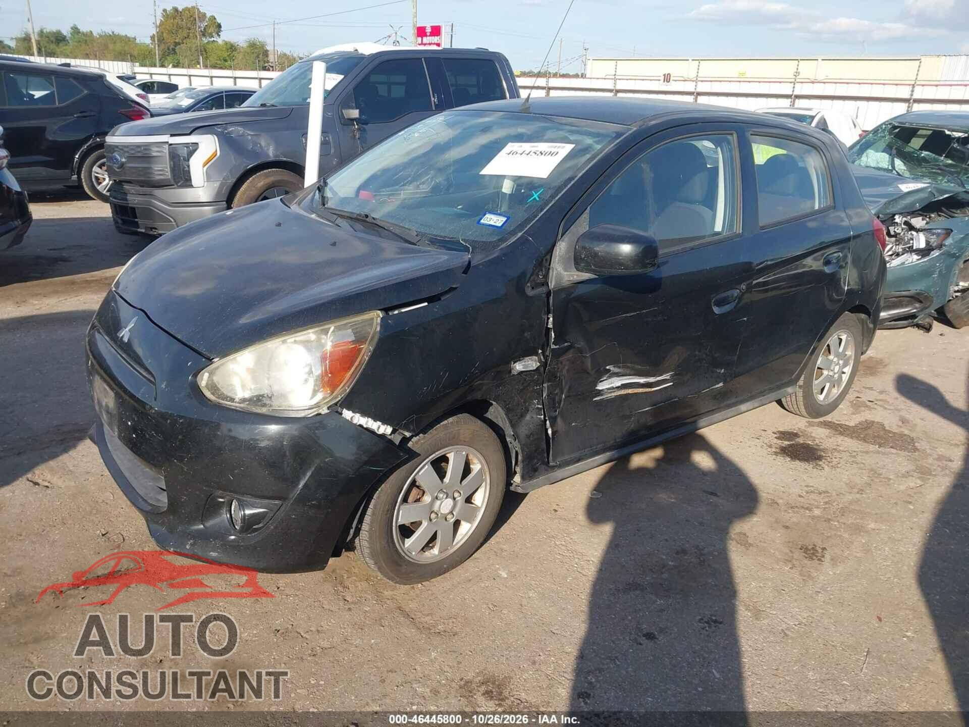 MITSUBISHI MIRAGE 2014 - ML32A4HJ0EH018858