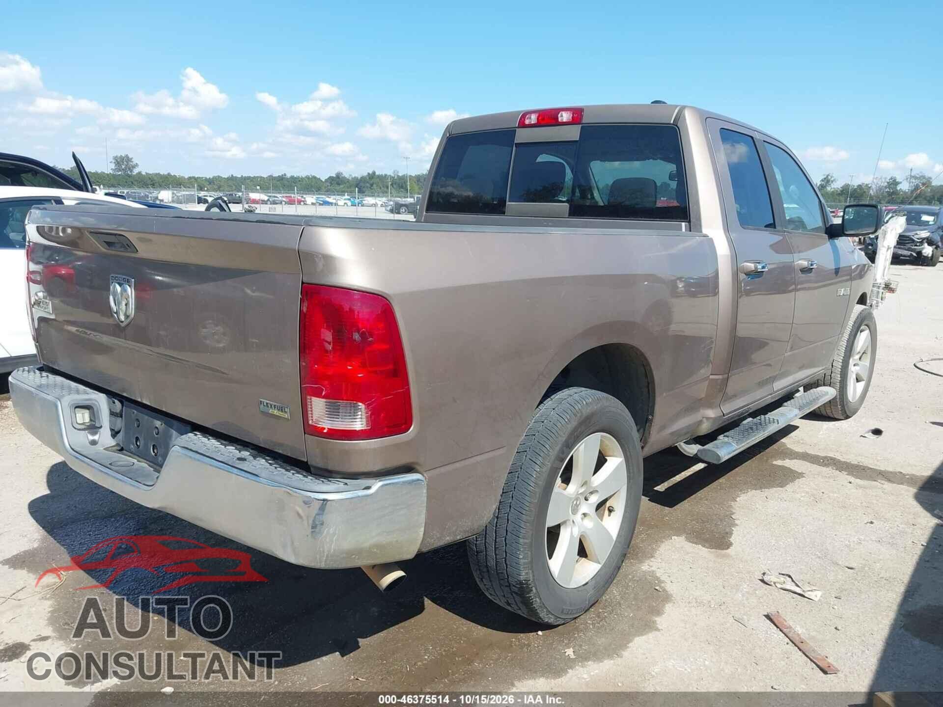 DODGE RAM 1500 2010 - 1D7RB1GP3AS214034