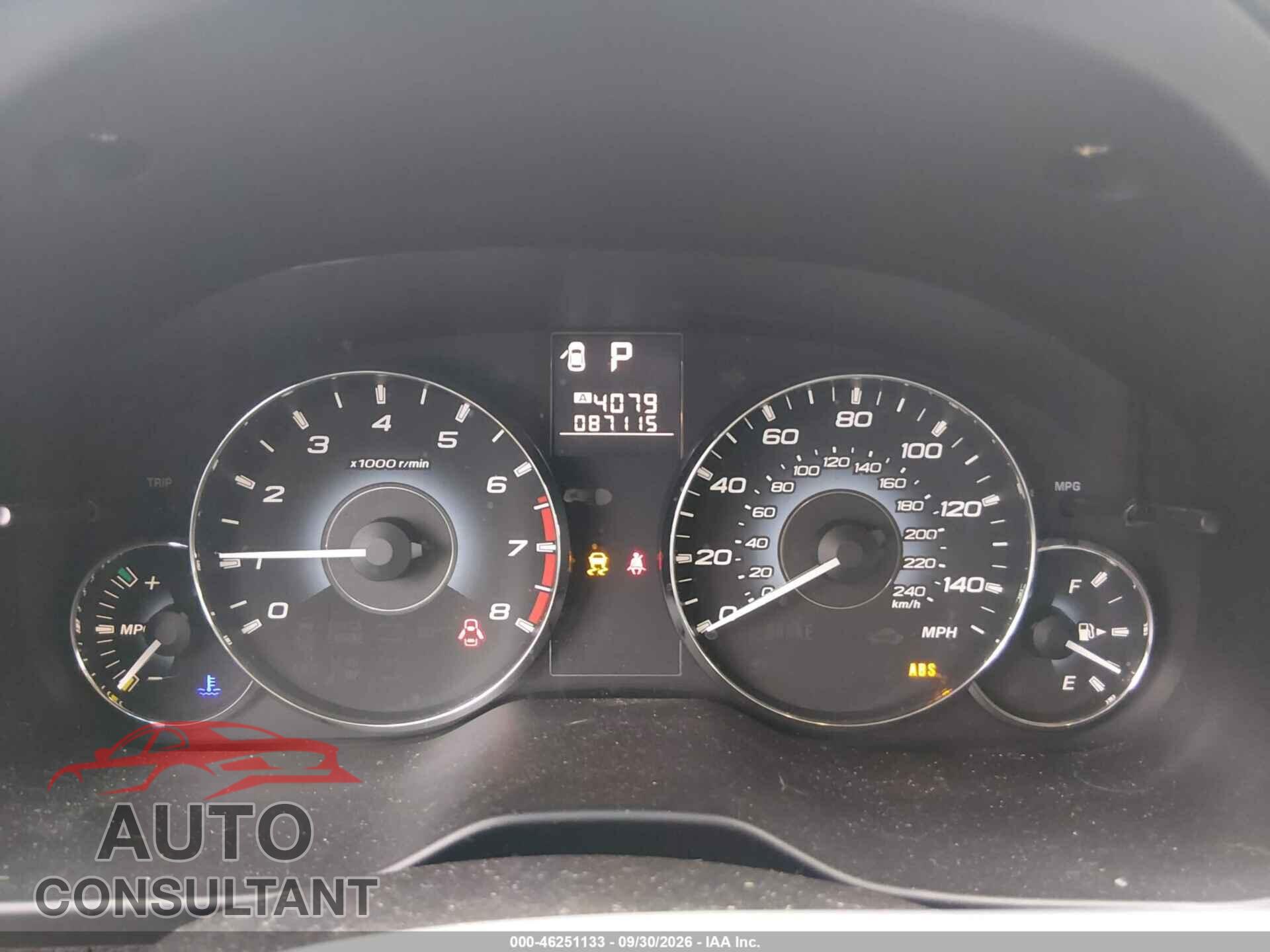 SUBARU OUTBACK 2010 - 4S4BRBKC2A3338061