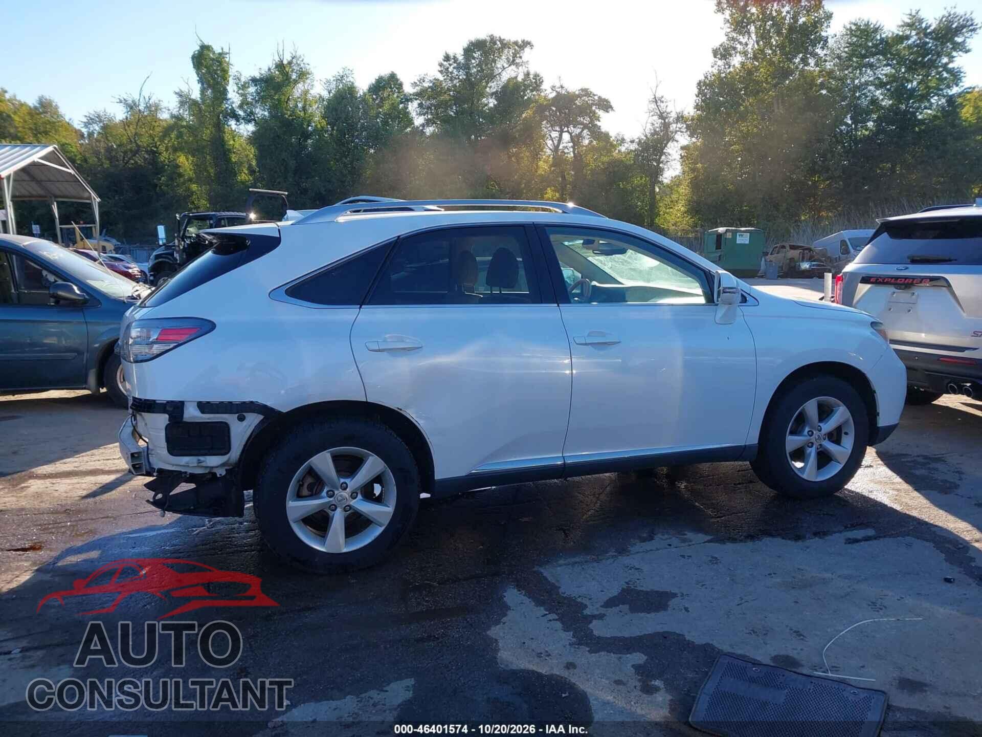 LEXUS RX 350 2010 - 2T2BK1BA2AC017514