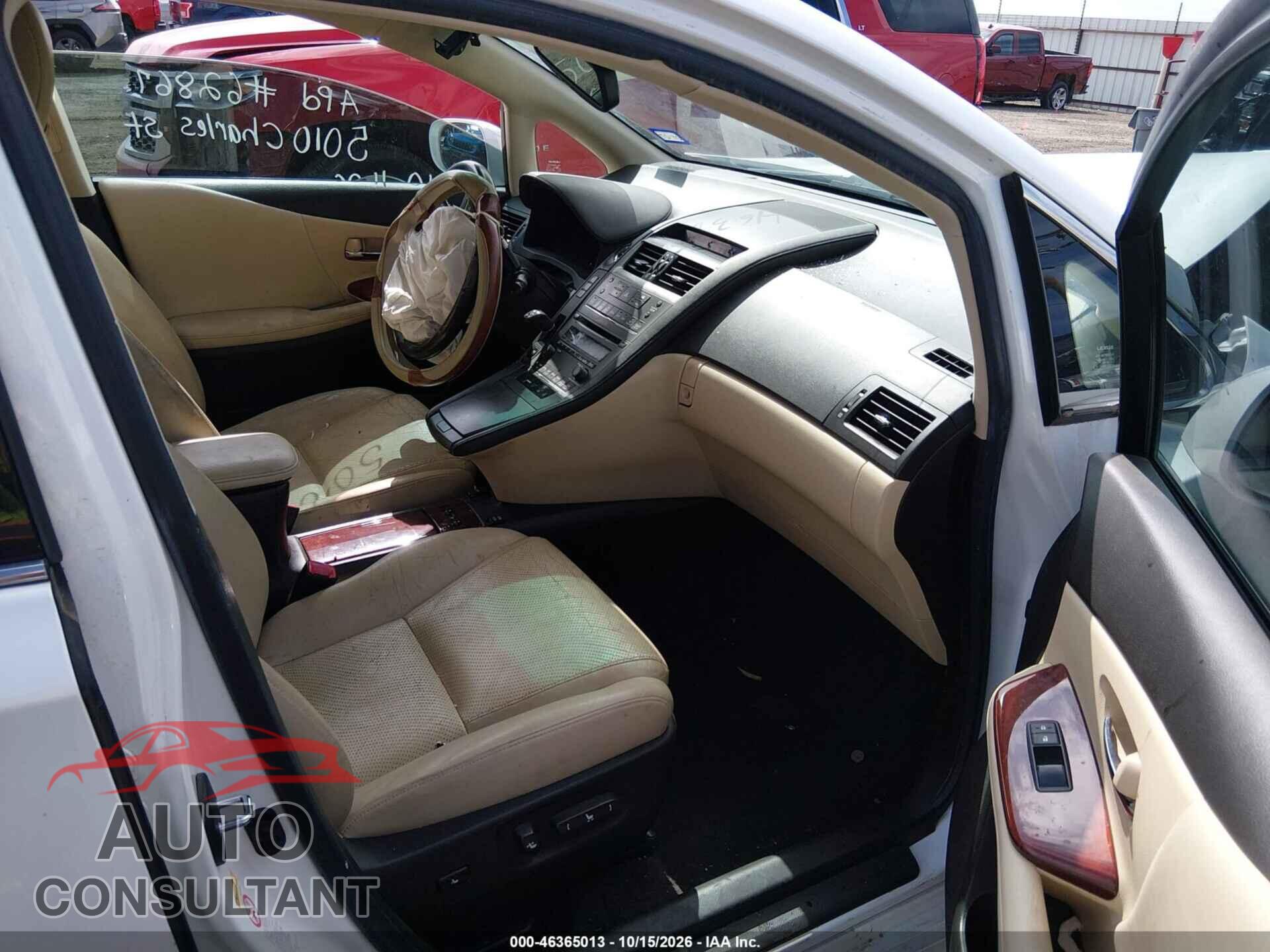 LEXUS HS 250H 2010 - JTHBB1BA9A2013641