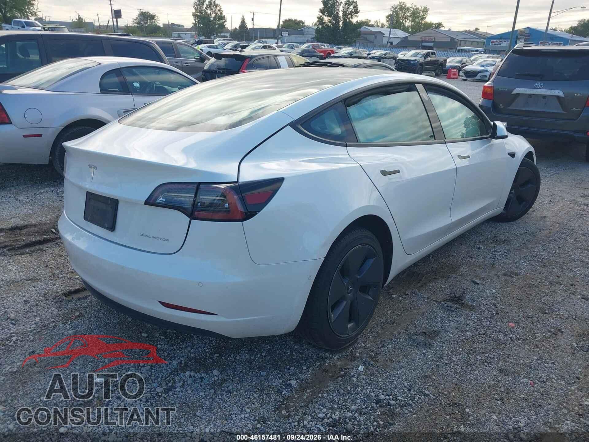 TESLA MODEL 3 2021 - 5YJ3E1EB6MF048463