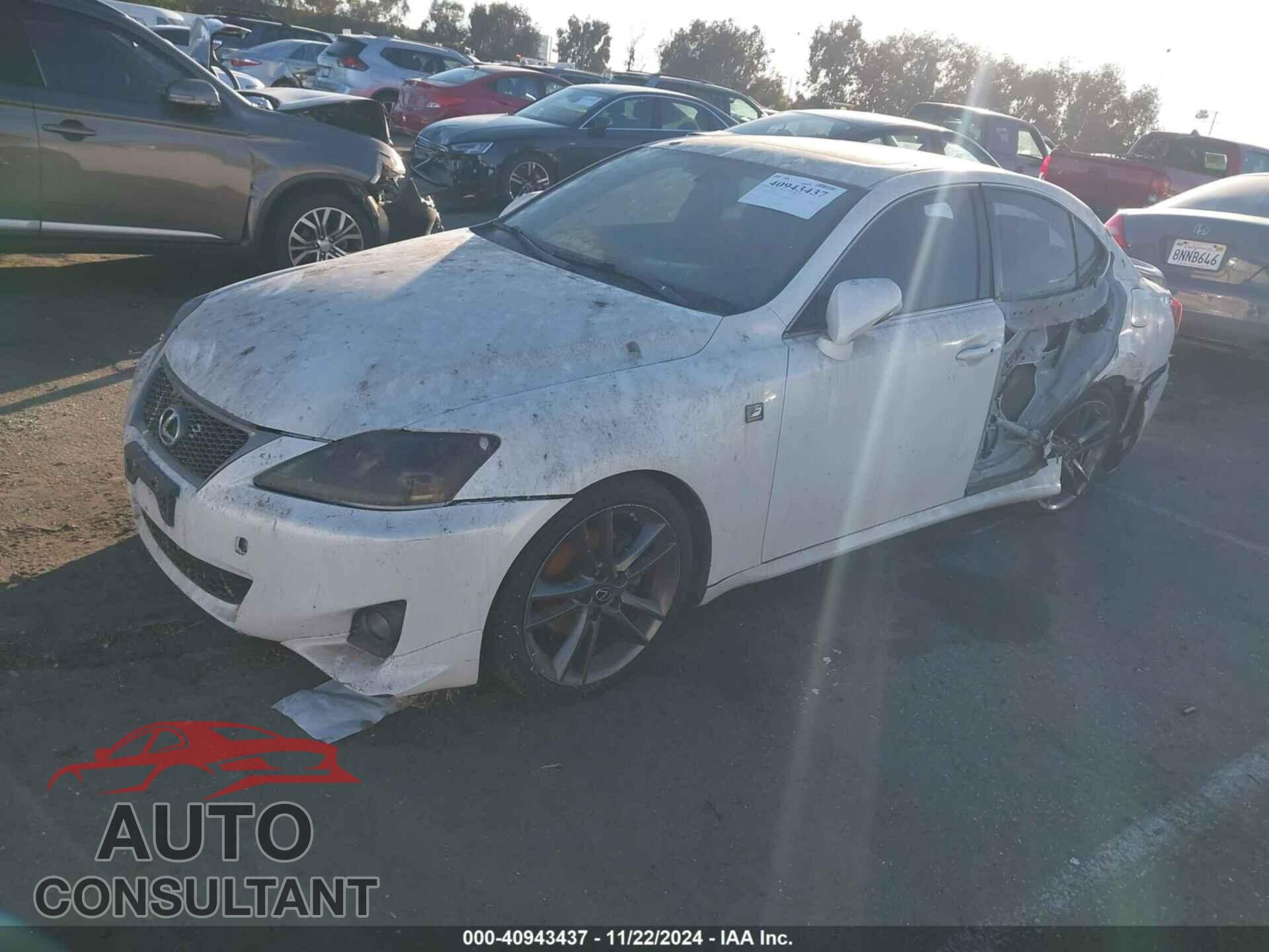 LEXUS IS 250 2011 - JTHBF5C25B2101137