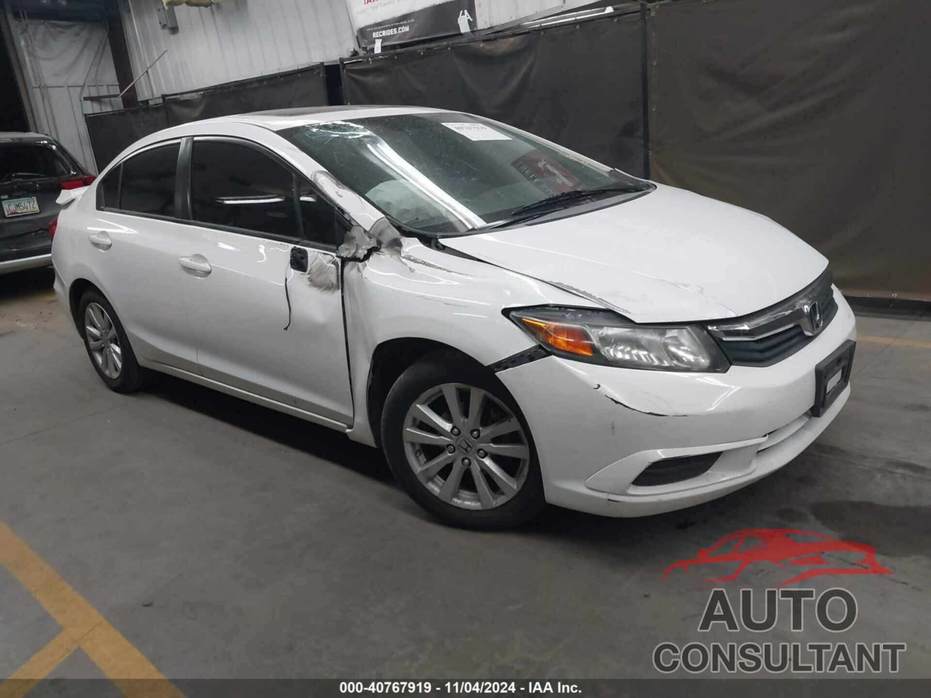 HONDA CIVIC 2012 - 2HGFB2F94CH525621