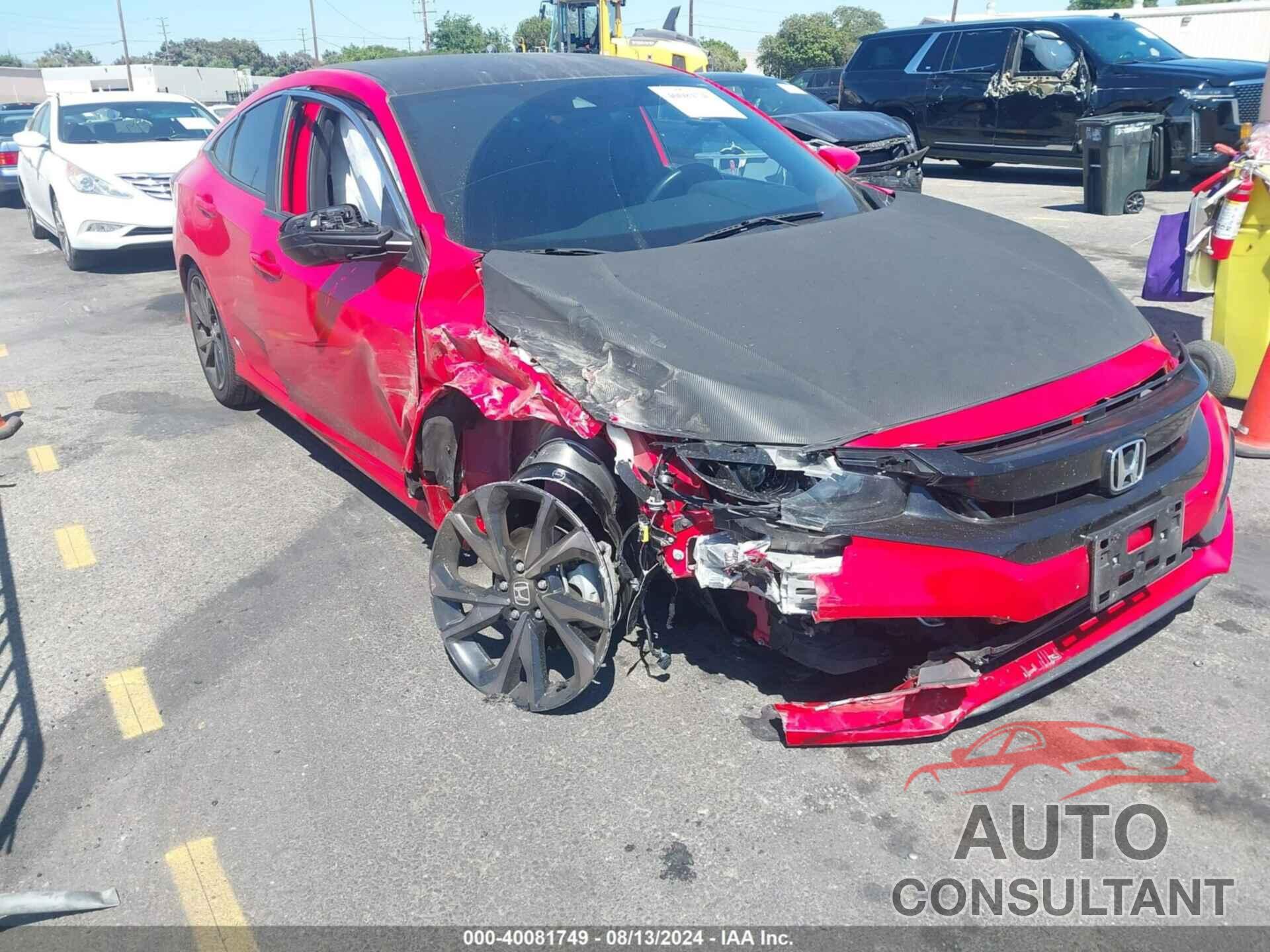HONDA CIVIC 2020 - 2HGFC2F86LH558737