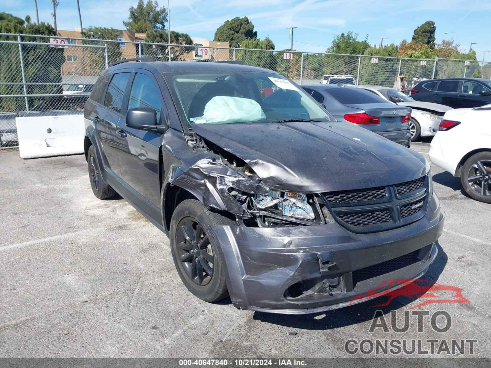 DODGE JOURNEY 2020 - 3C4PDCAB5LT273317