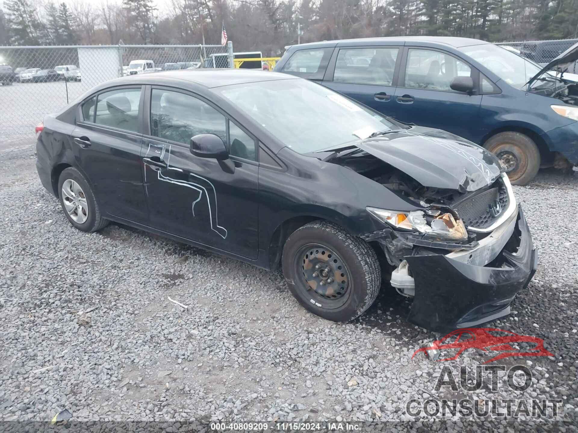 HONDA CIVIC 2013 - 2HGFB2F52DH599019