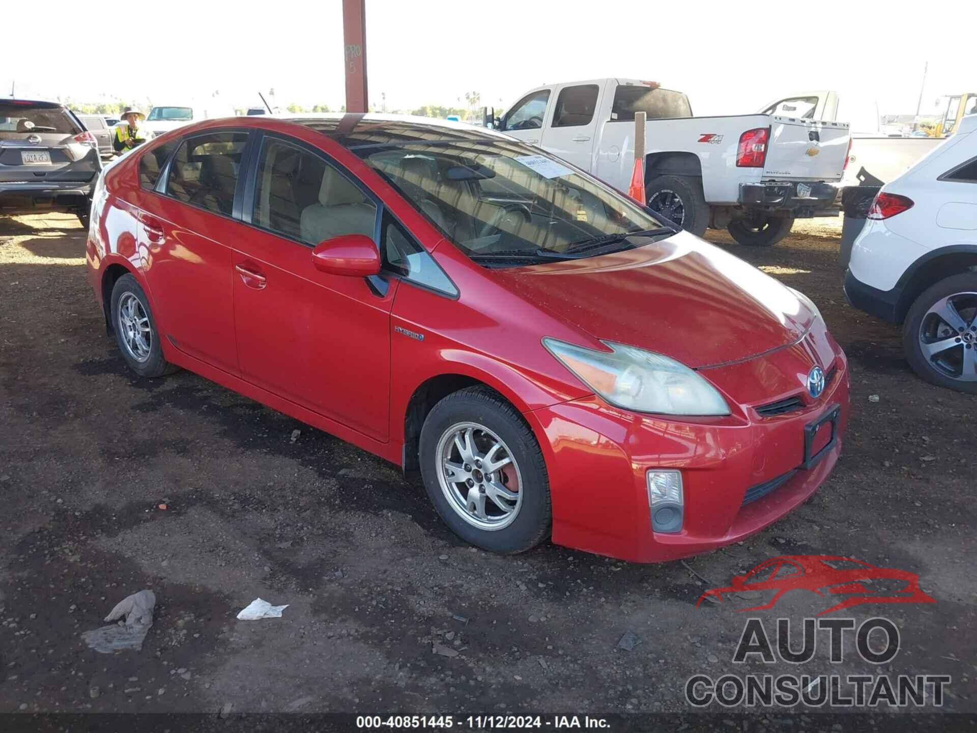 TOYOTA PRIUS 2010 - JTDKN3DU2A1127160