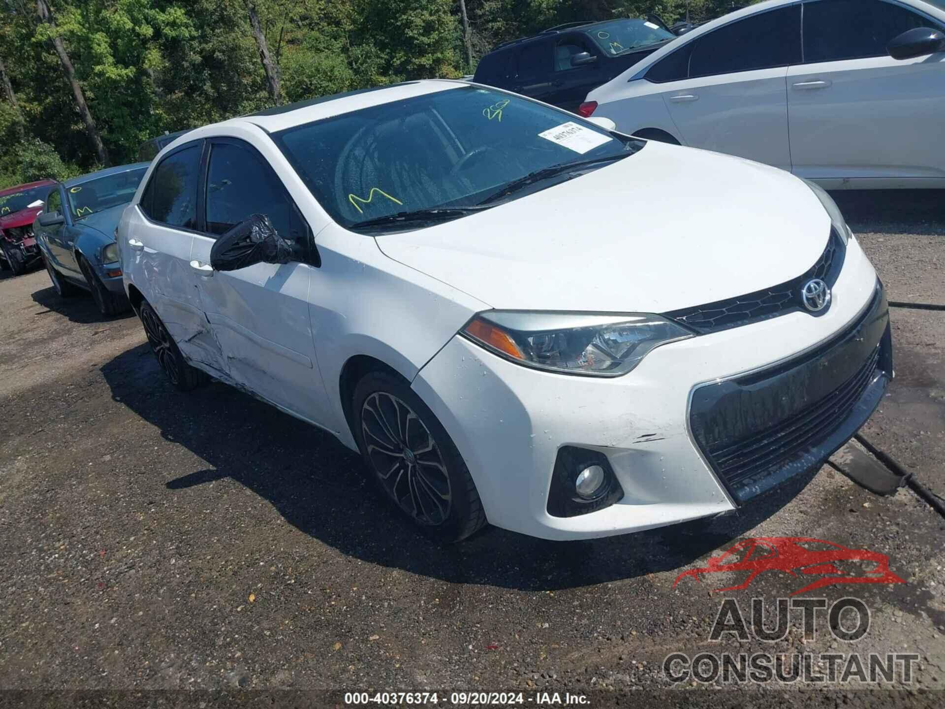 TOYOTA COROLLA 2016 - 2T1BURHE6GC547257