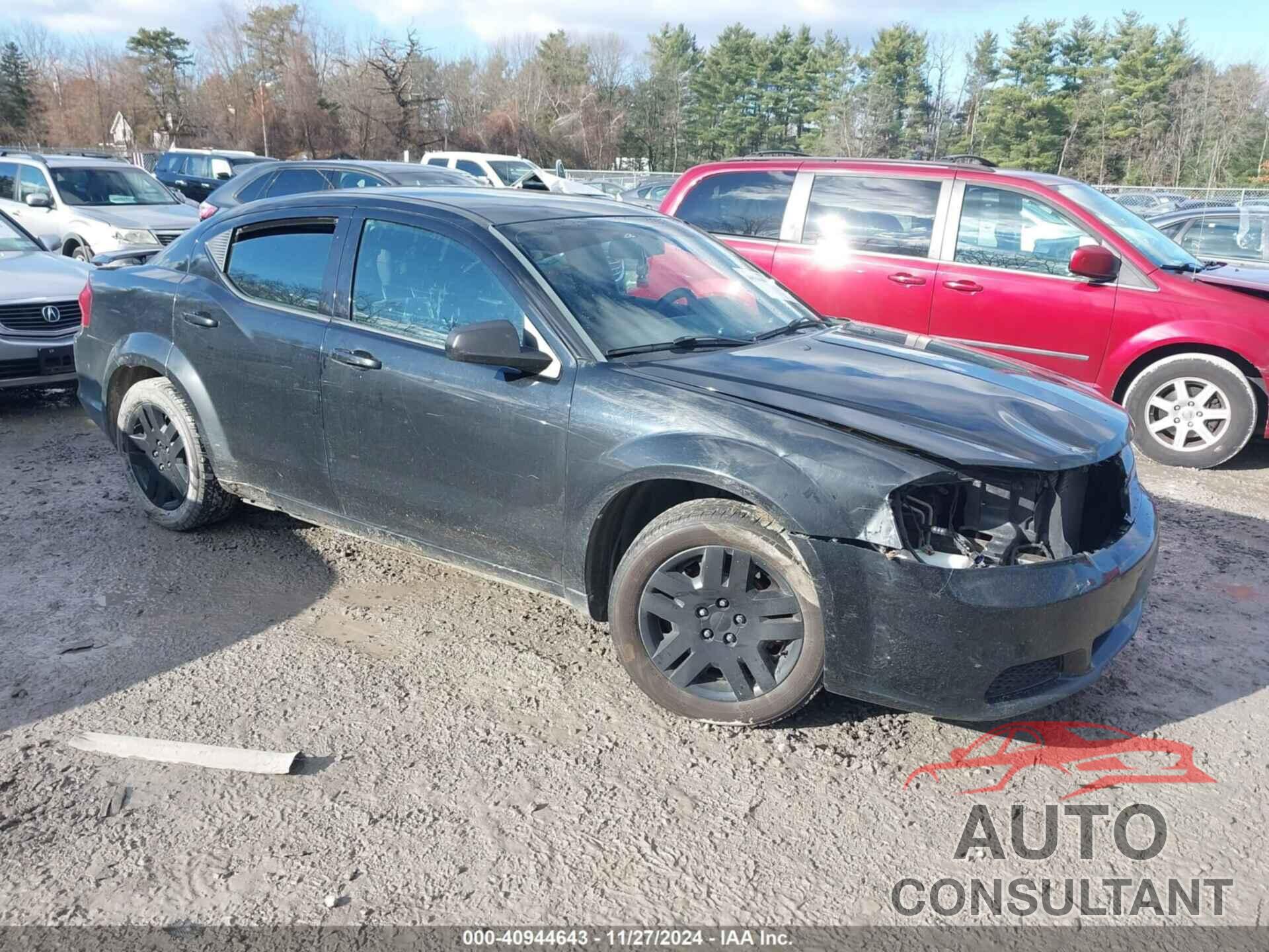 DODGE AVENGER 2013 - 1C3CDZAB7DN544000