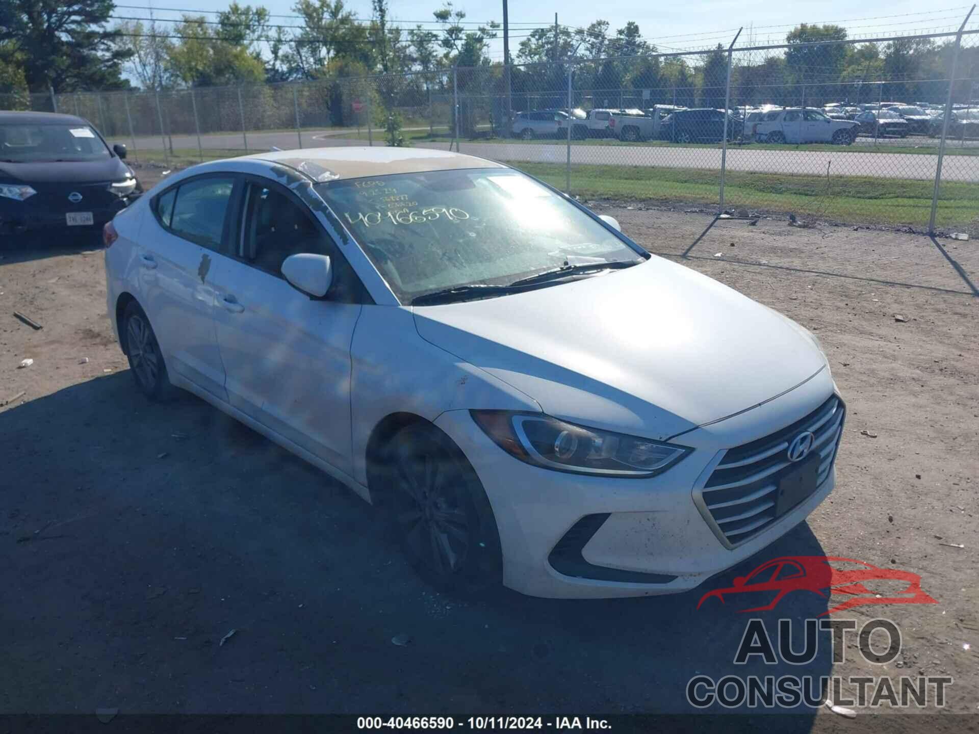 HYUNDAI ELANTRA 2017 - 5NPD84LF0HH056620