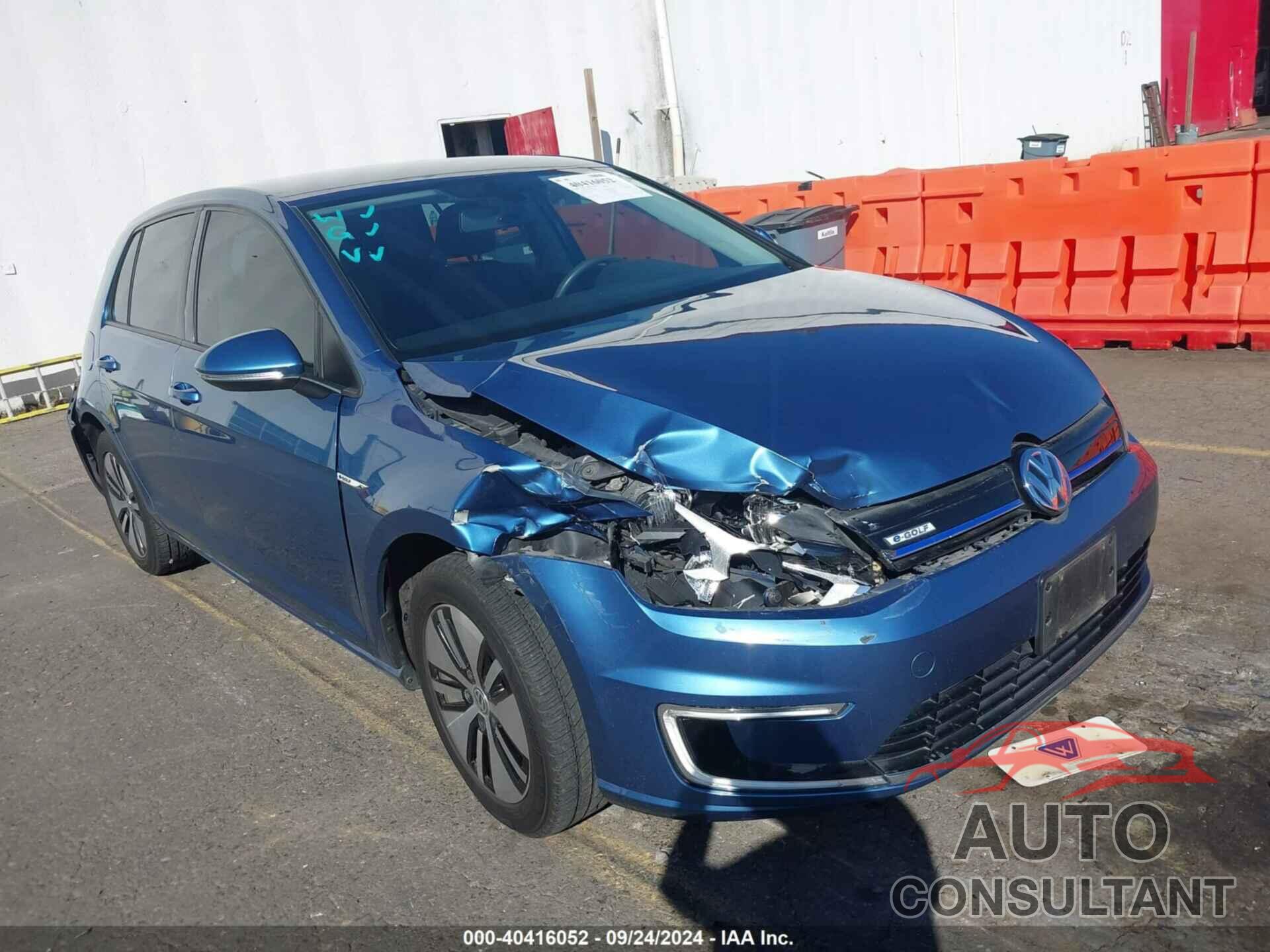 VOLKSWAGEN E-GOLF 2016 - WVWKP7AU0GW914898