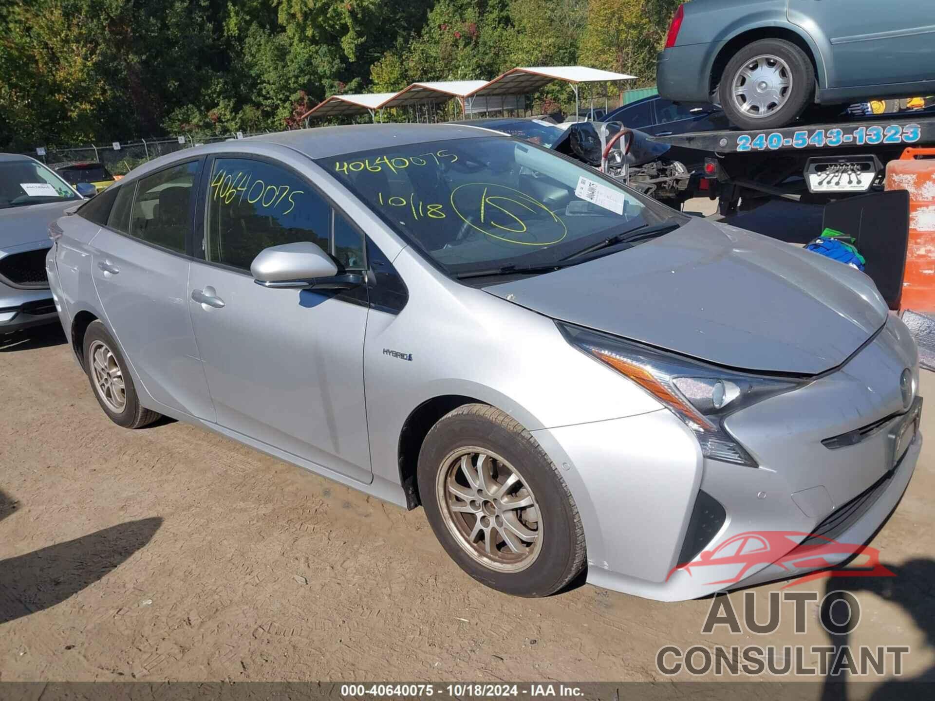 TOYOTA PRIUS 2018 - JTDKBRFU0J3604407